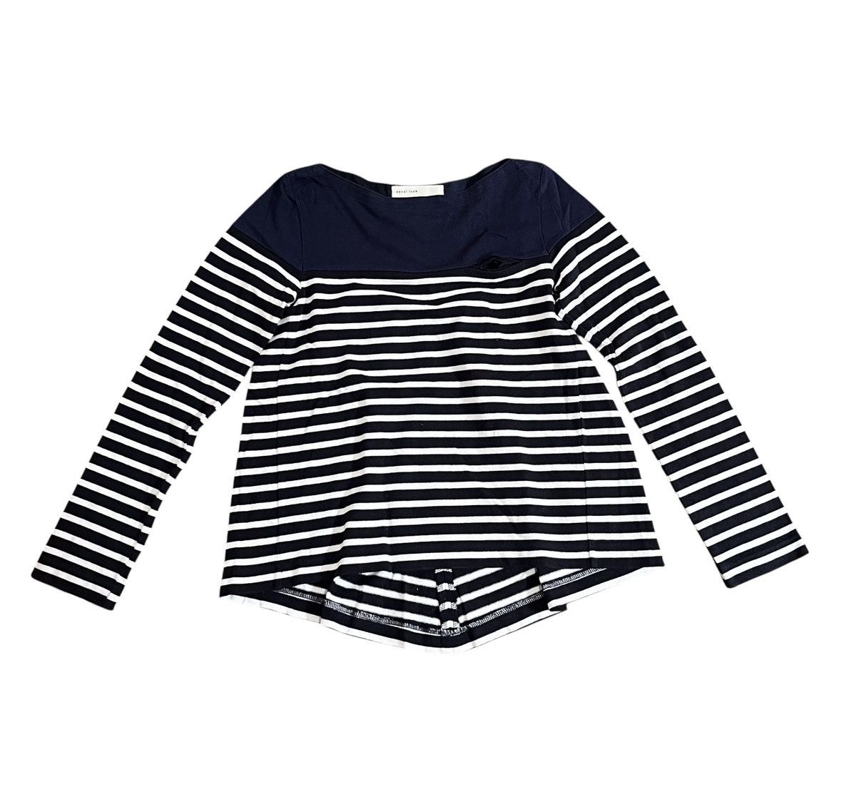 Sacai Vintage sacai luck striped boat neck long sleeve Size US S / EU 44-46 / 1 - 1 Thumbnail