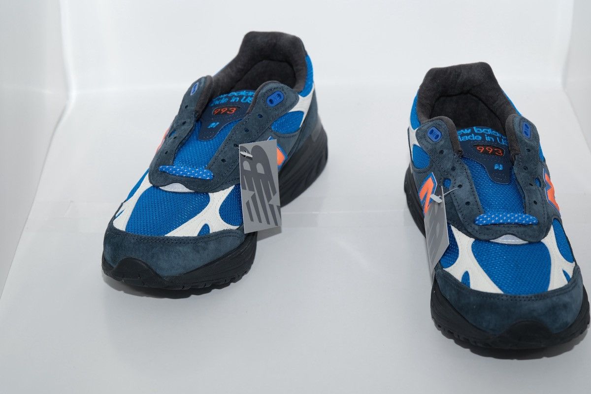 Kith × New Balance New Balance 993 MiUSA Kith Madison Square Garden Navy Knicks Size US 8.5 / EU 41-42 - 8 Thumbnail