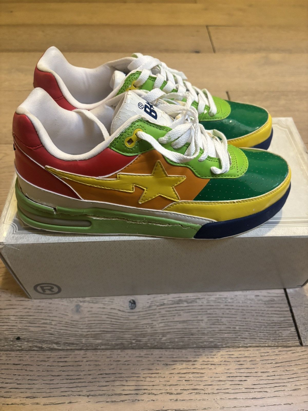 Bape Bape Roadsta 'Rainbow' (2006) Size US 9.5 / EU 42-43 - 4 Thumbnail