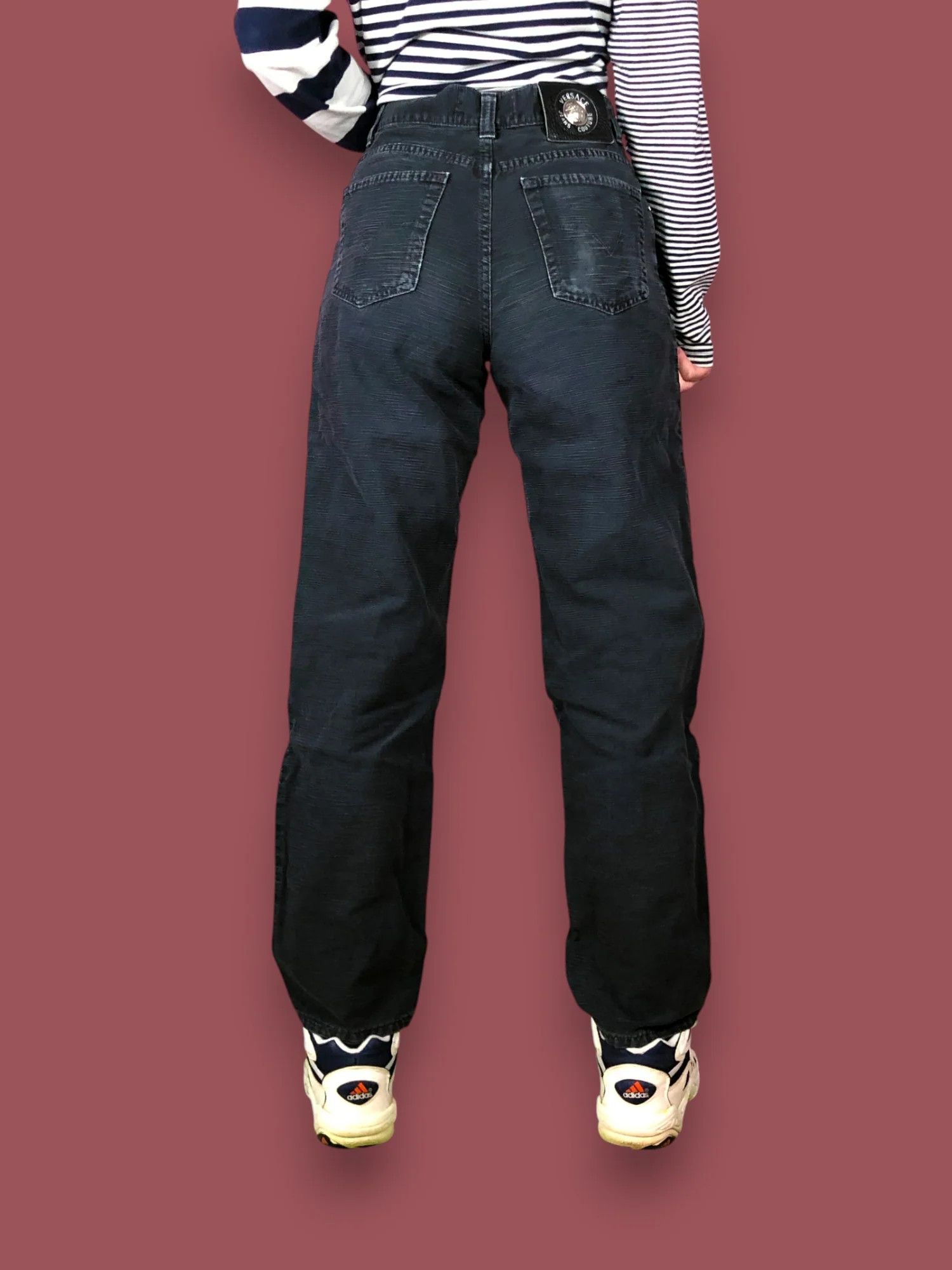 Versace Versace Jeans Couture Women's High-Waisted Pants - 30 Size 27" / US 4 / IT 40 - 4 Thumbnail