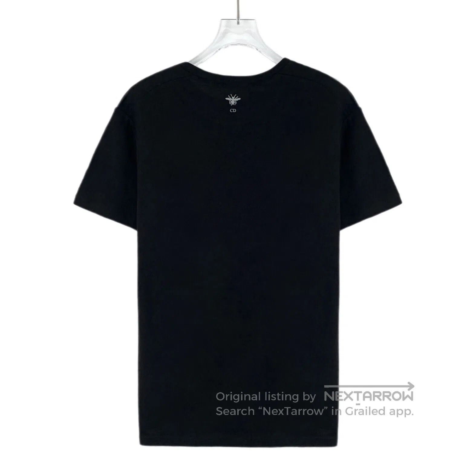 Dior Dior Black logo letter print cotton crewneck short sleeve Size US M / EU 48-50 / 2 - 2 Thumbnail