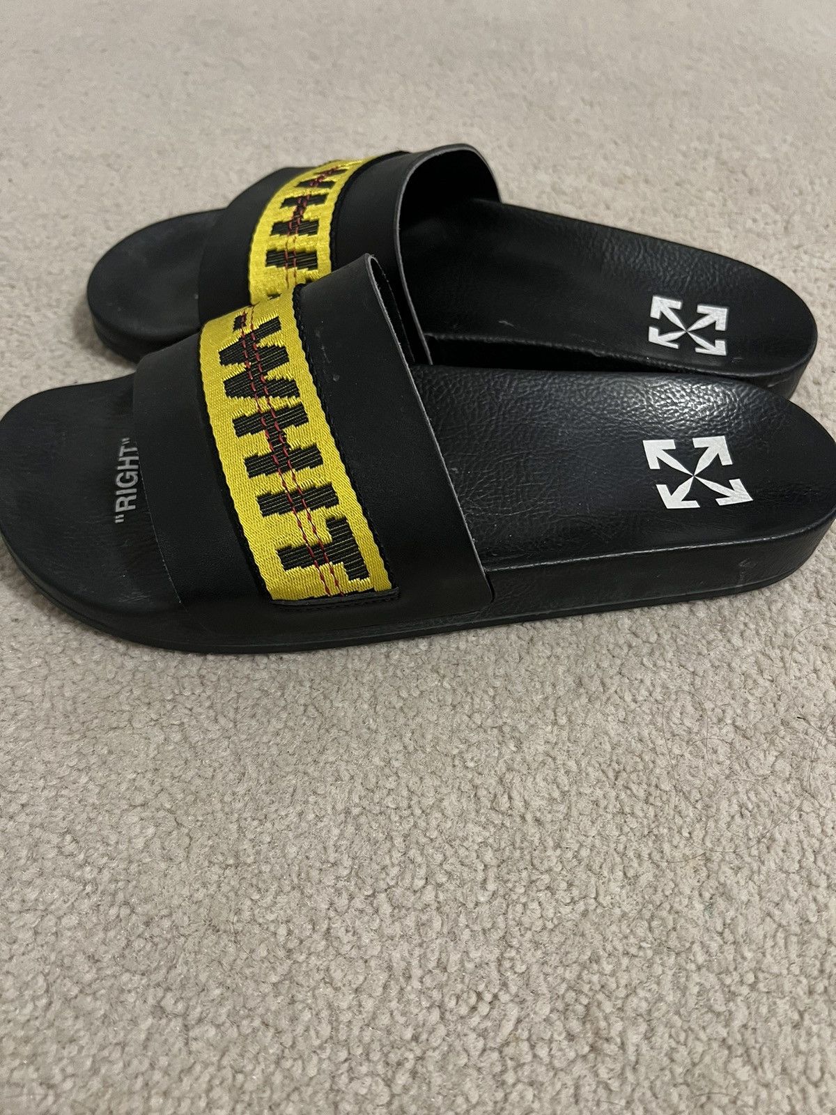Off-White Off-White Flip Flops Size US 10 / EU 43 - 3 Thumbnail