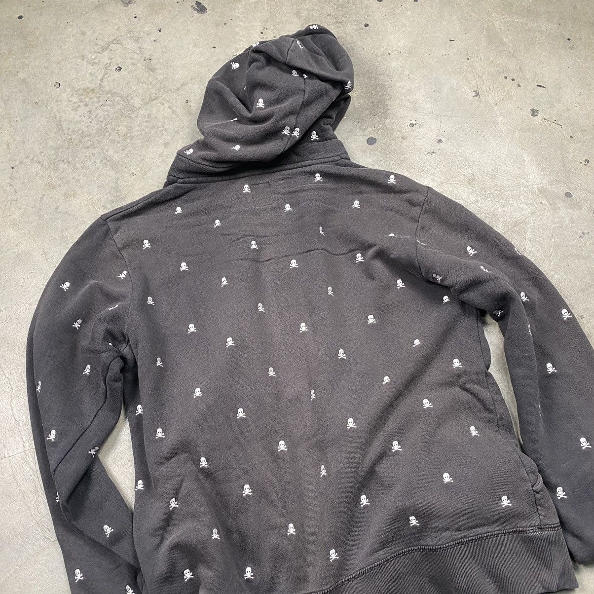 If Six Was Nine × Japanese Brand × Le Grande Bleu (L.G.B.) y2k Graniph Skull Gothic Boxy Zipped Up Size US M / EU 48-50 / 2 - 8 Thumbnail