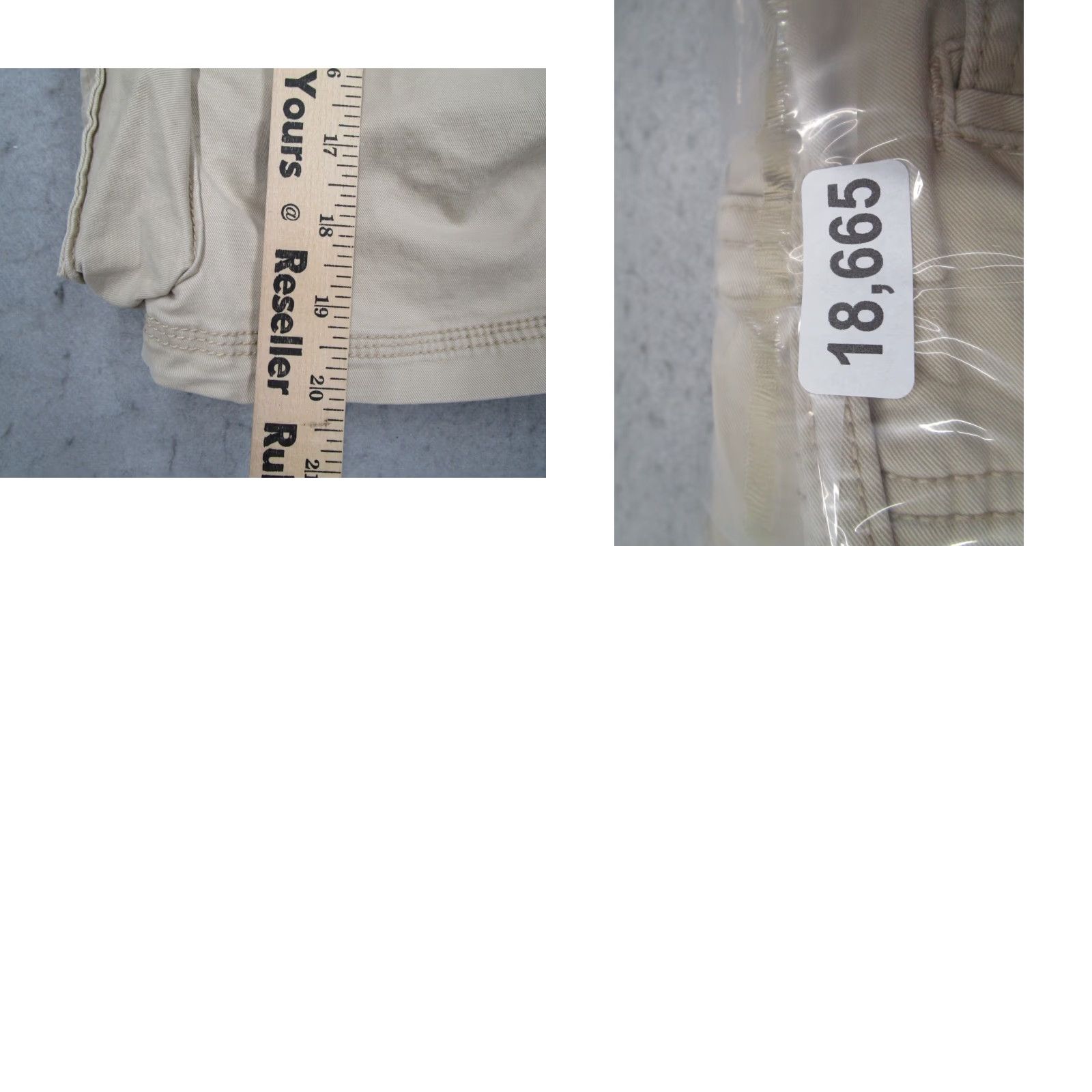 Gap Vintage Gap Men’s Cargo Shorts 28 Regular Beige Cotton Blend 12" Inseam Casual Workwear Size US 28 / EU 44 - 8 Thumbnail
