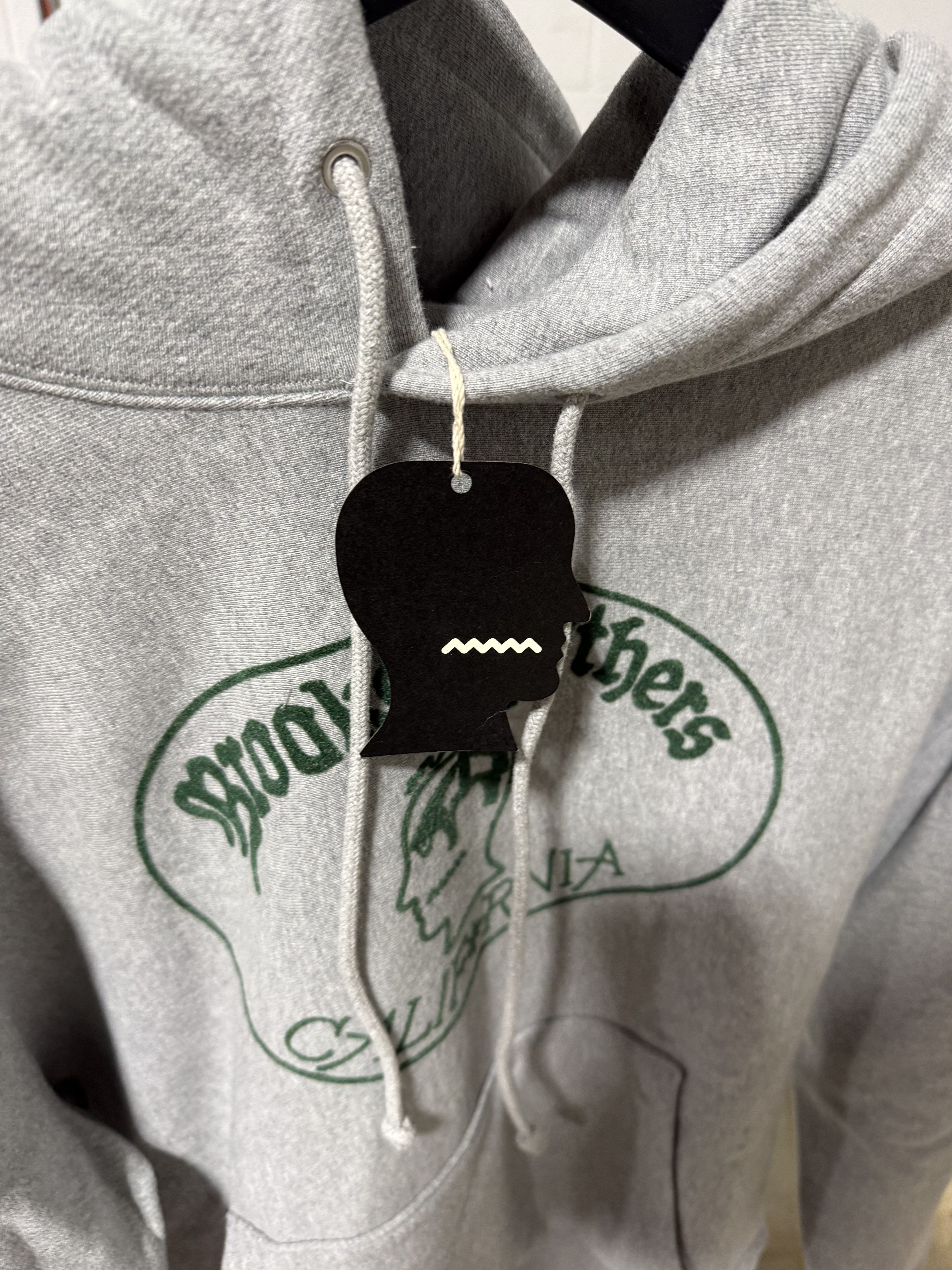 Brain Dead Brain Dead x Brooks Brothers California Logo Hoodie 'Grey' Size US M / EU 48-50 / 2 - 2 Thumbnail