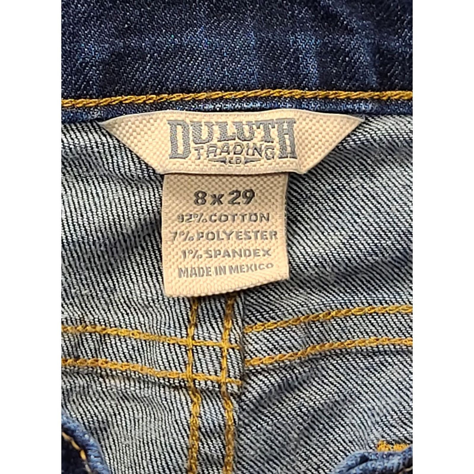 Duluth Trading Company Duluth Trading Jeans Women Size 8x29 Blue Daily Denim Bootcut Mid Rise Stretch Regular Pattern: Solid Size 30" / US 8 / IT 44 - 3 Thumbnail