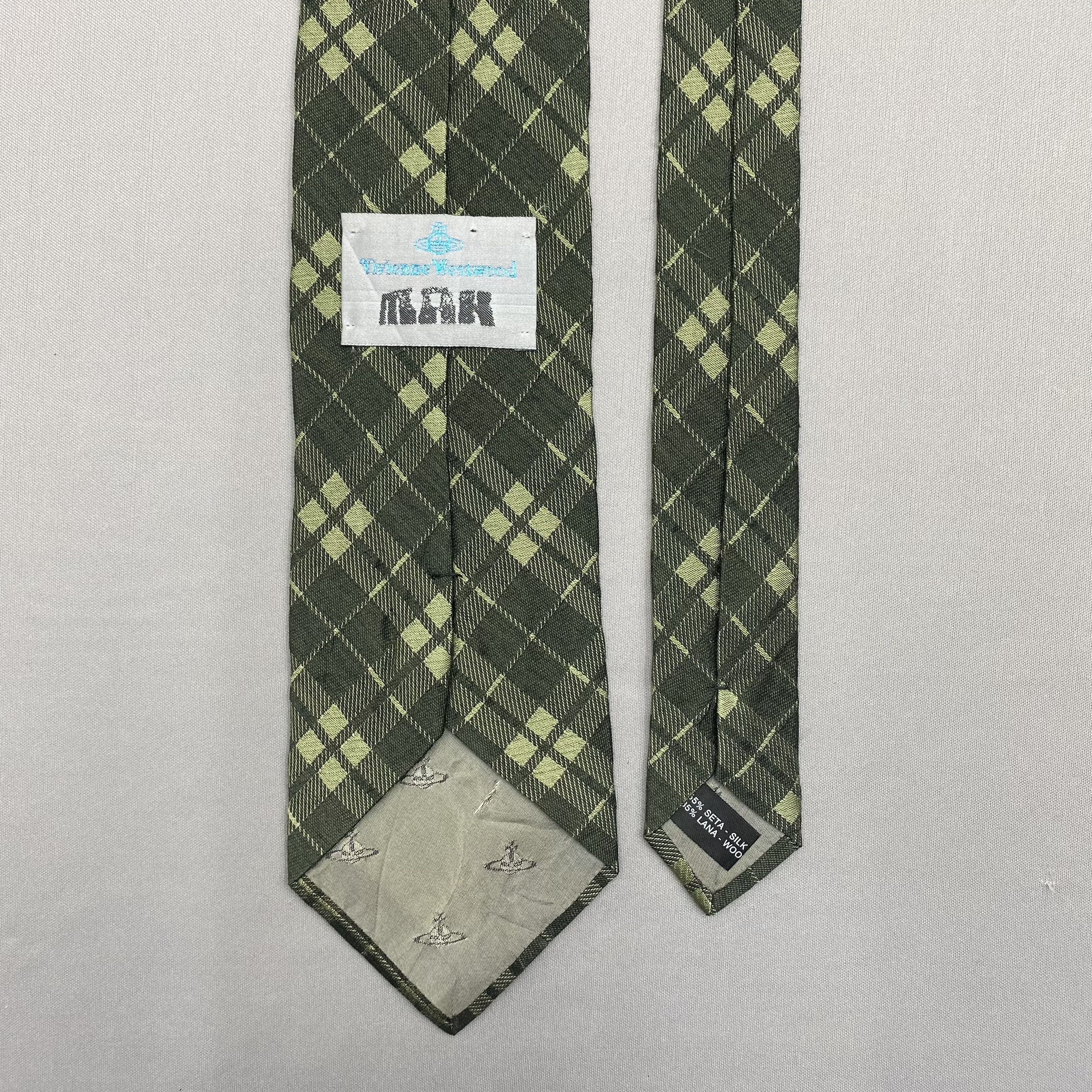 Vivienne Westwood Vintage Vivienne Westwood Man SILK Necktie Cravate Pure Silk Size ONE SIZE - 6 Thumbnail