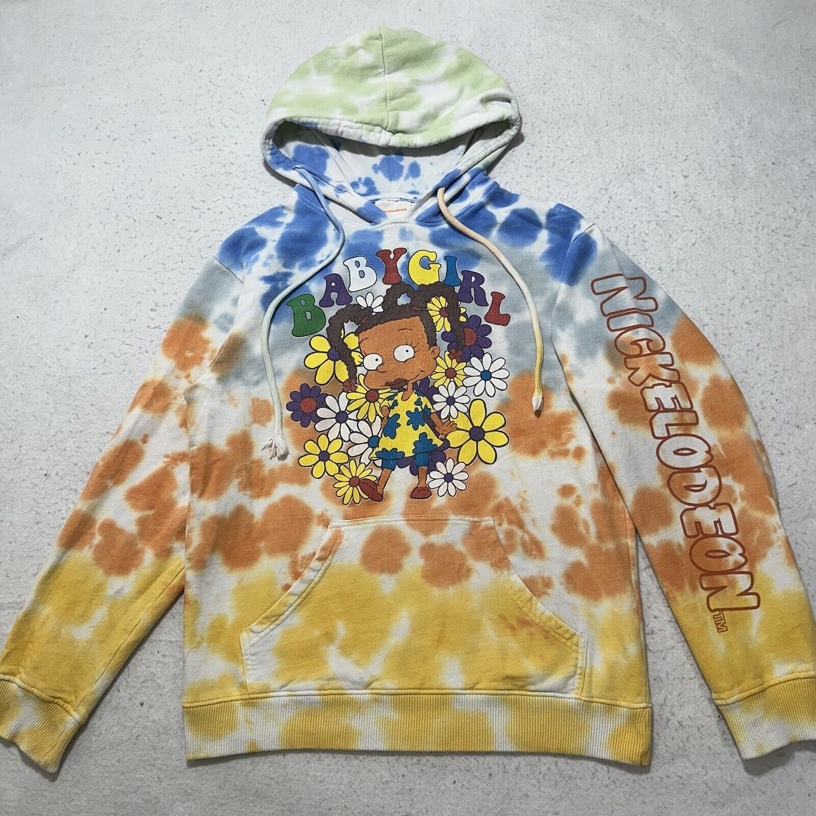 Nickelodeon Nickelodeon Rugrats Small Susie Baby Girl Tie Dye Hoodie Size S / US 4 / IT 40 - 1 Thumbnail