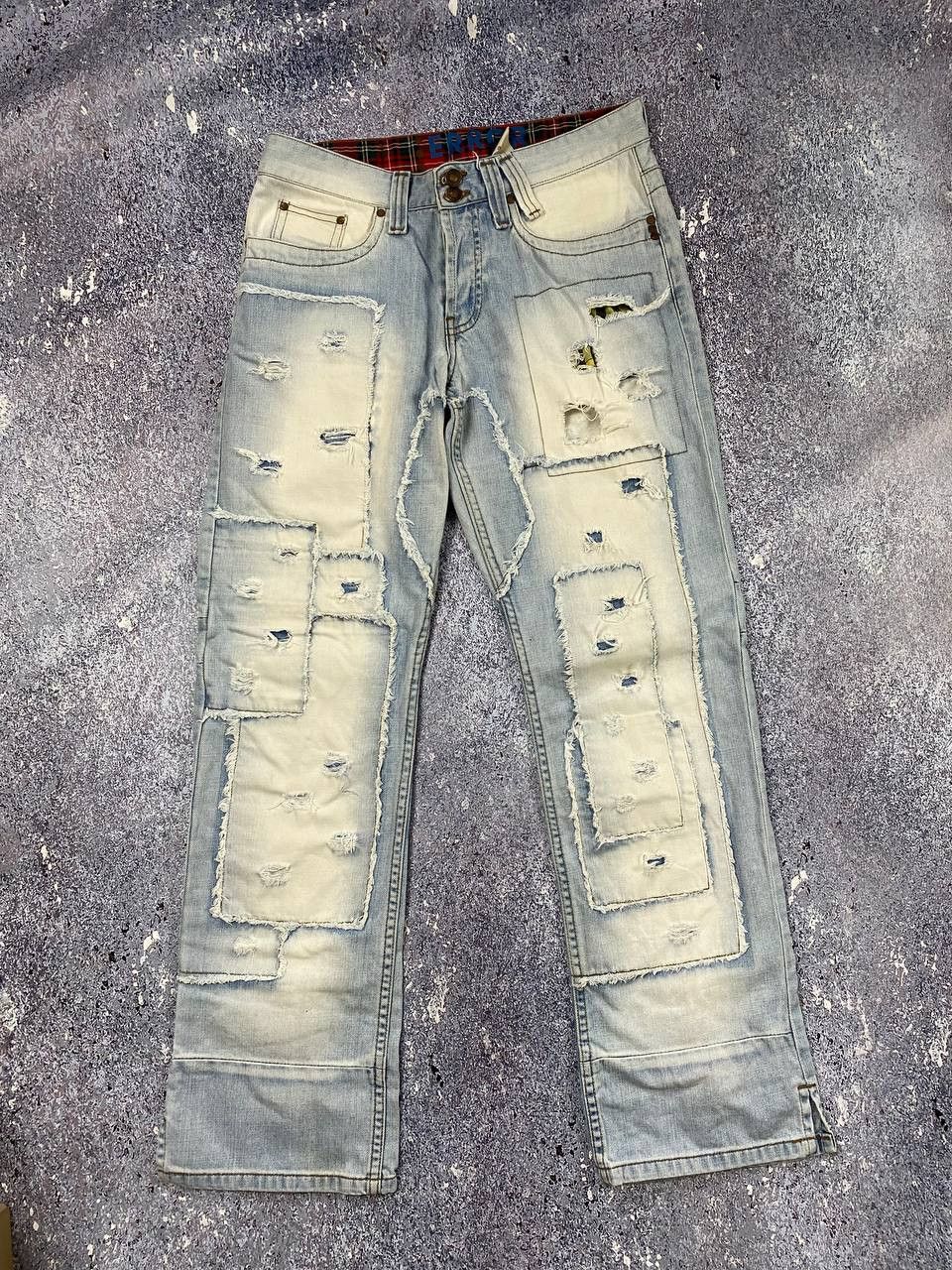 Hysteric Glamour Vintage torn distressed Japanese Style Denim Jeans Pants Y2k Size US 32 / EU 48 - 1 Thumbnail