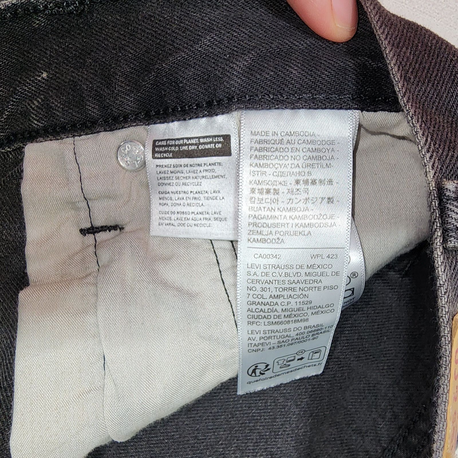Levi's Levi's women's shorts 501 button fly W31'' Size 31" - 6 Thumbnail