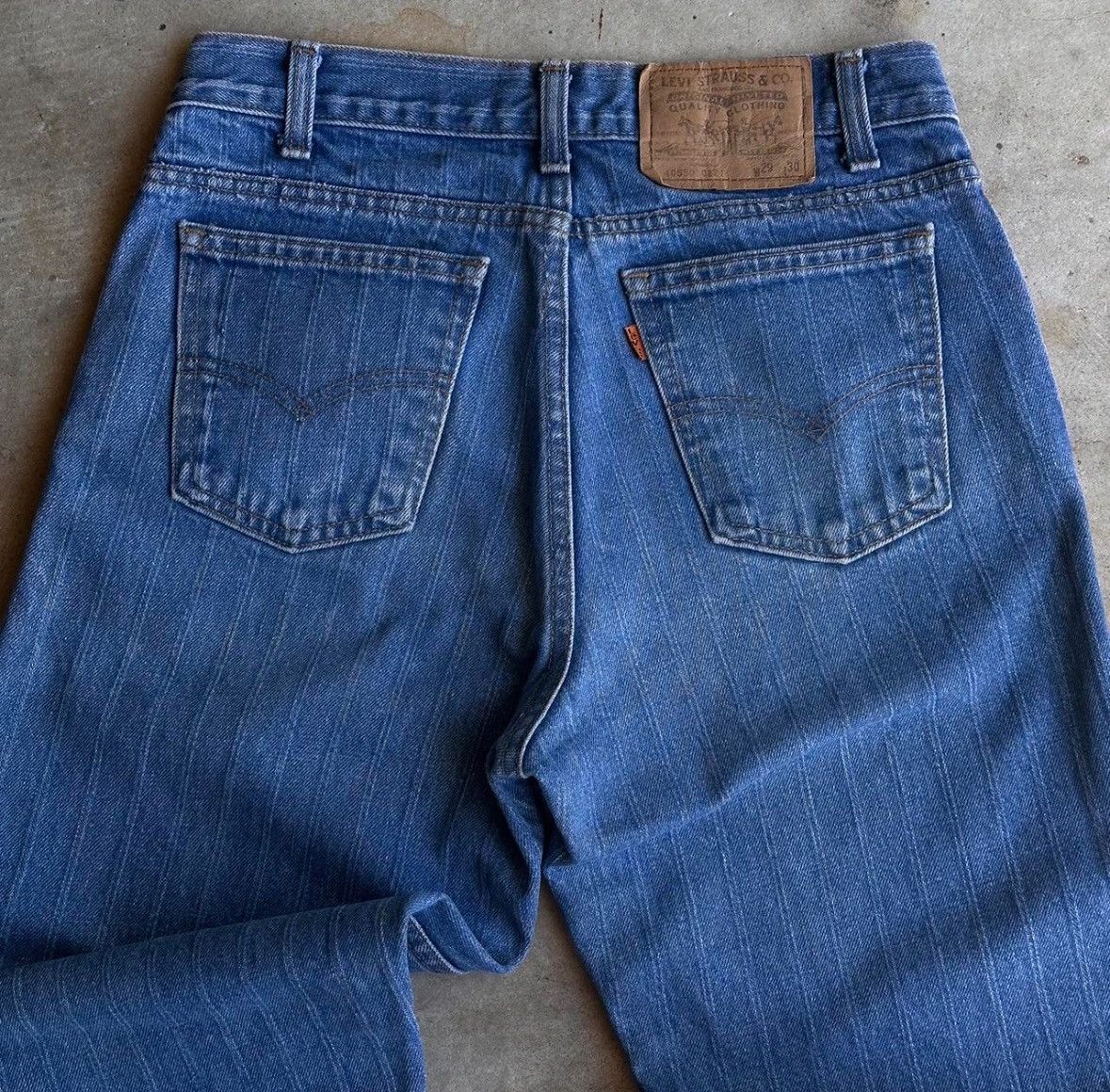 Levi's rare Pin Stripe, Orange Tab Levi’s’ Size US 29 - 2 Thumbnail