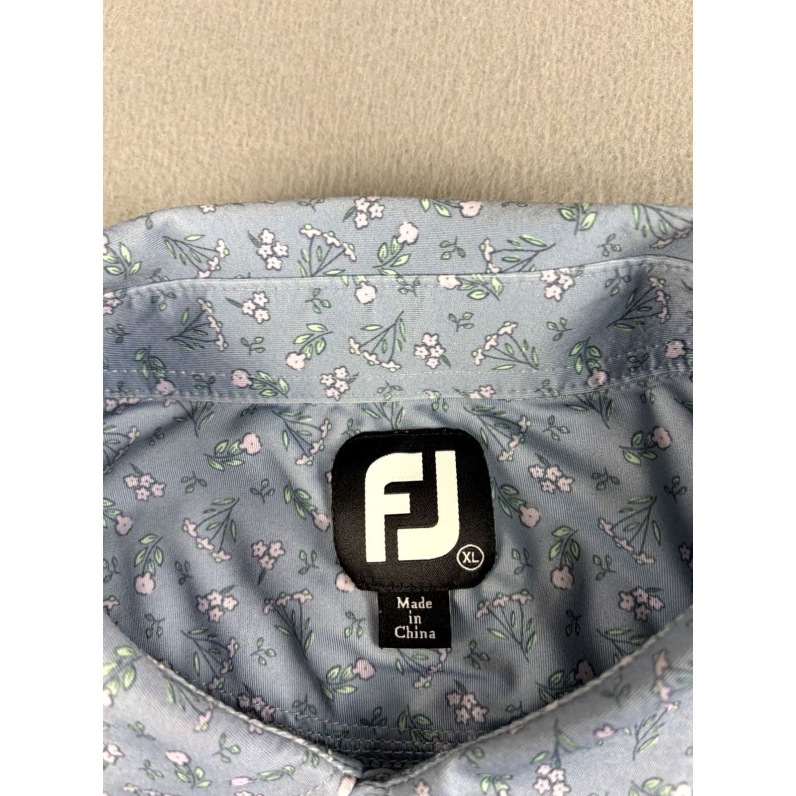 Footjoy FootJoy Polo Shirt Men XL Floral All Over Print Performance Golf Short Sleeve Multicolor Polo Men's XL Floral Golf Shirts Size US XL / EU 56 / 4 - 3 Thumbnail