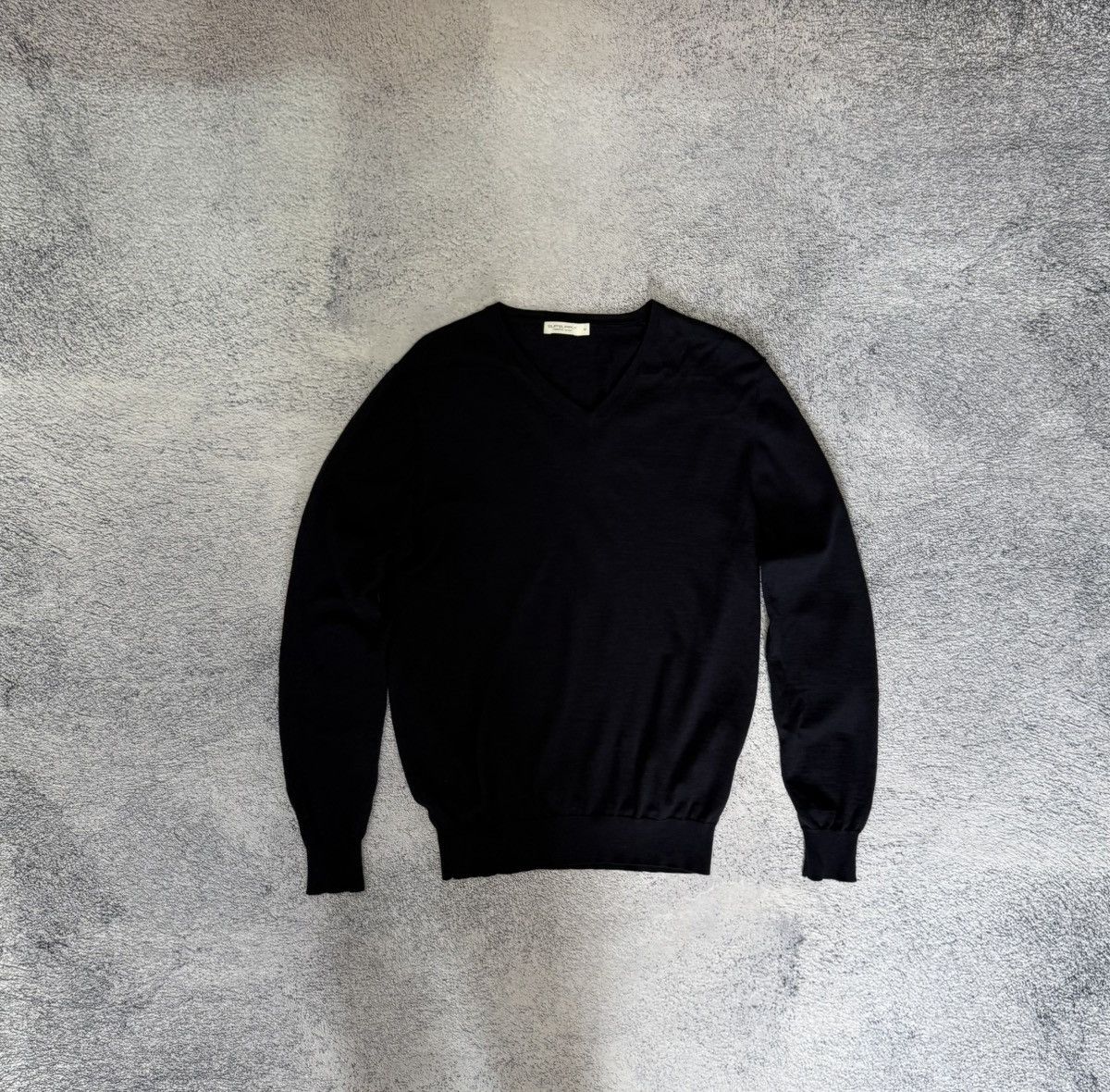 Suitsupply Suitsupply Mens M Merino Wool V Neck Sweater Pullover Navy Size US M / EU 48-50 / 2 - 3 Thumbnail