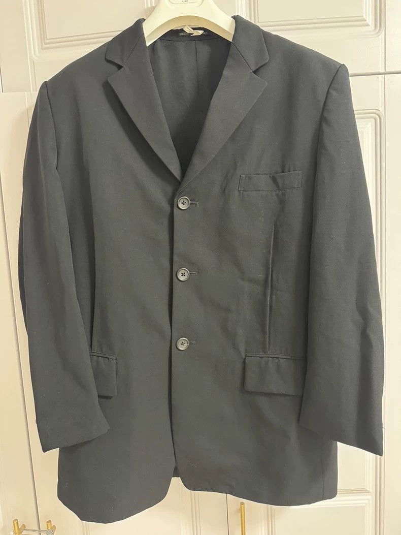 Yohji Yamamoto Yohji Yamamoto size m 95aw Luming Hall Double Collar blazer Size 36R - 2 Thumbnail