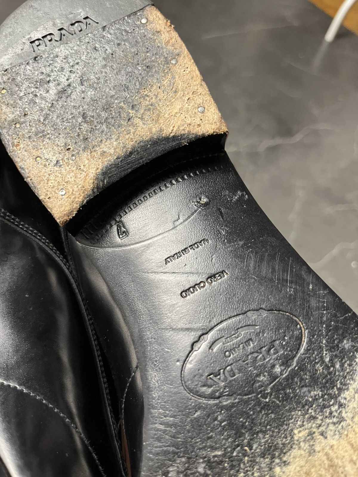 Prada Prada leather vintage shoes Size US 7 / EU 40 - 9 Thumbnail