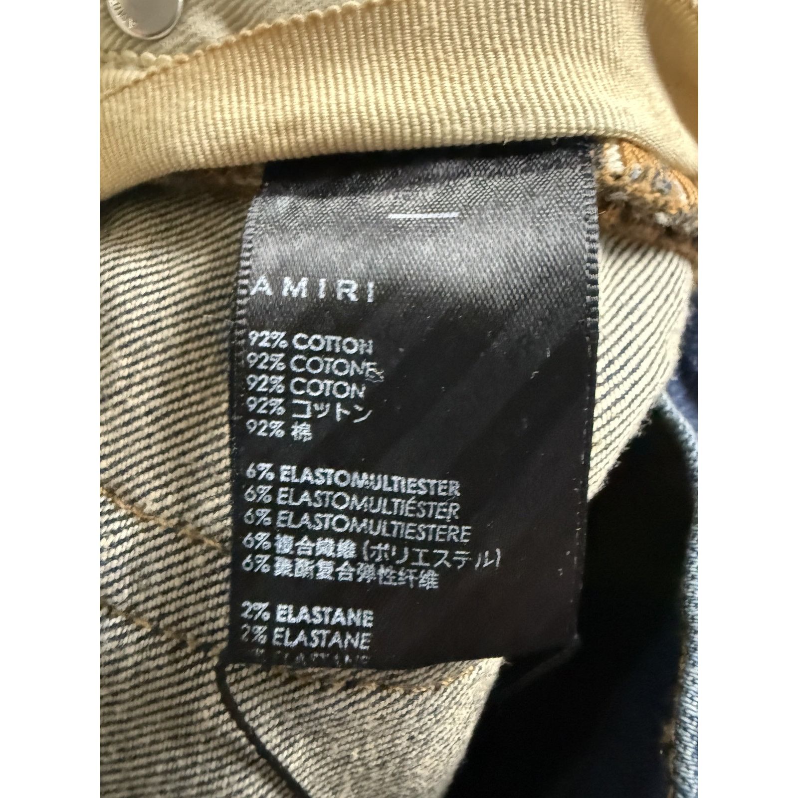 Amiri Amiri Jeans Patchwork Navy Paisley Used 36 Size US 36 / EU 52 - 4 Thumbnail