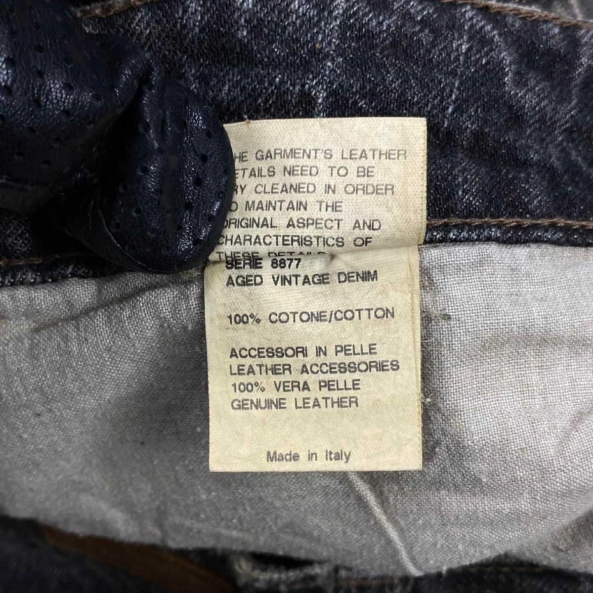 Neil Barrett Aged Vintage Denim Cuffed Pants Size US 32 / EU 48 - 9 Thumbnail