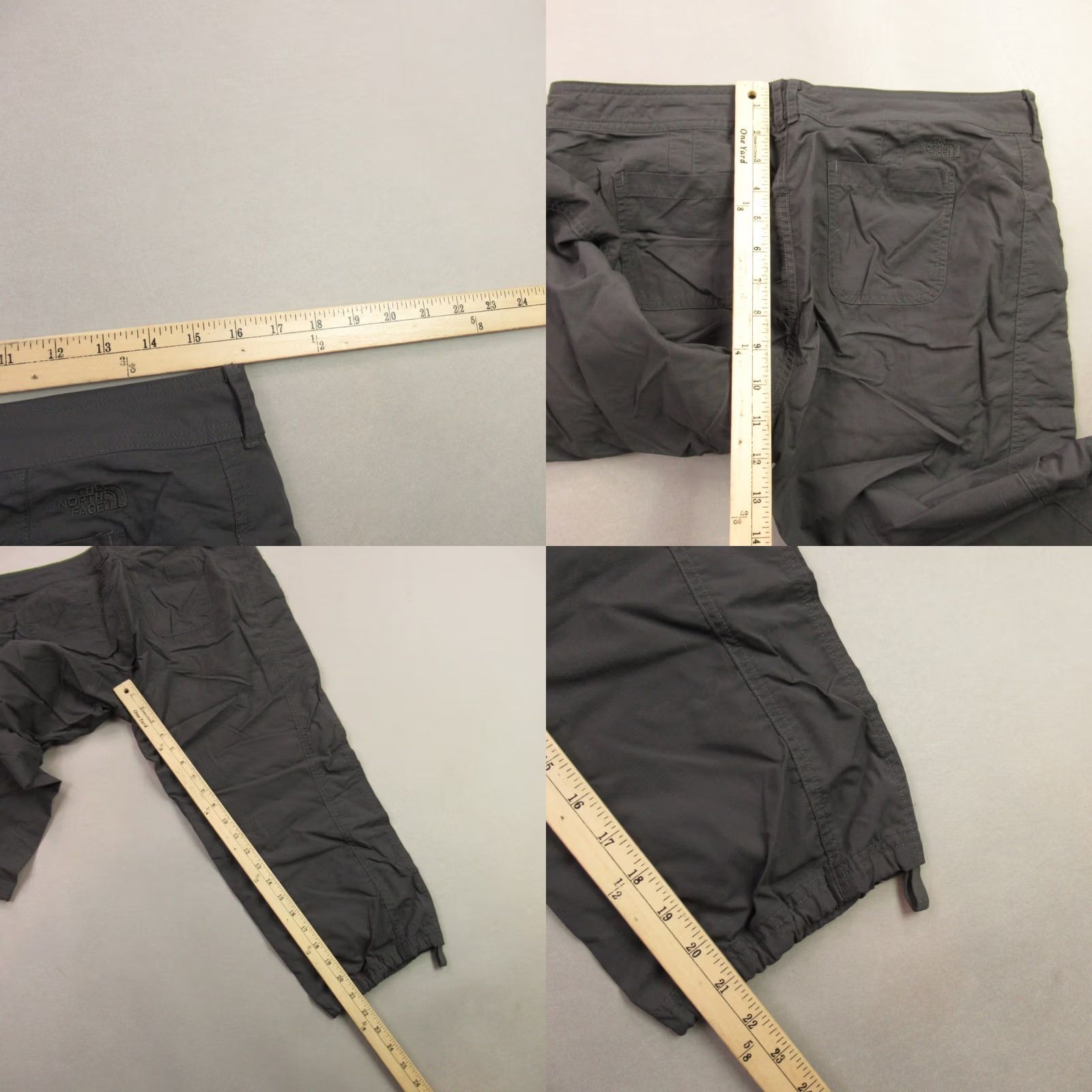 The North Face North Face Pants Womens 10 Straight Leg Gray Pockets Lightweight Capri Casual Size 32" / US 10 / IT 46 - 8 Thumbnail