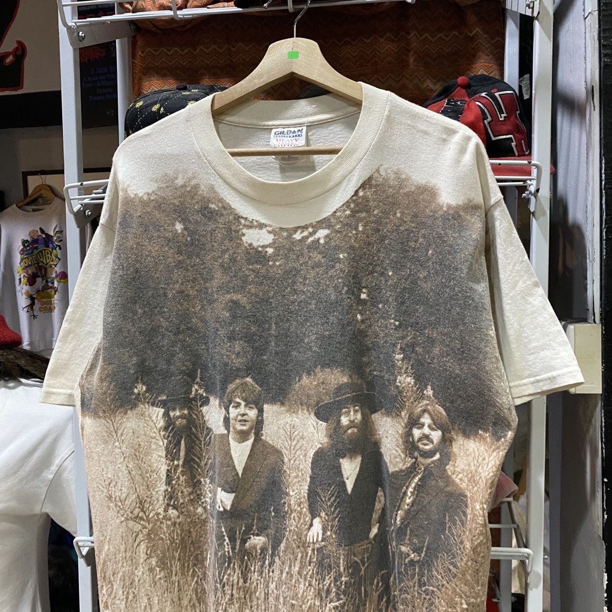 Band Tees Vintage 1998 The Beatles Band All Over Print X-Large T-Shirt Size US XL / EU 56 / 4 - 3 Thumbnail