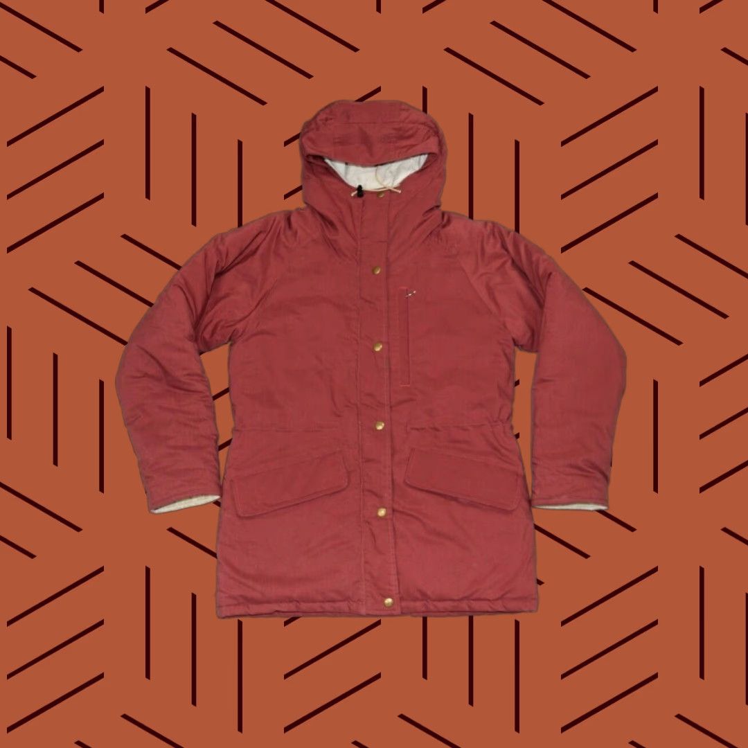 Vintage VINTAGE L.L. Bean MAROON RED NORTHWOODS LADIES PARKA JACKET Coat Parka Womens M Hiking 80s USA DACRON SNAPS Zipper Drawstring Size M / US 6-8 / IT 42-44 - 1 Thumbnail