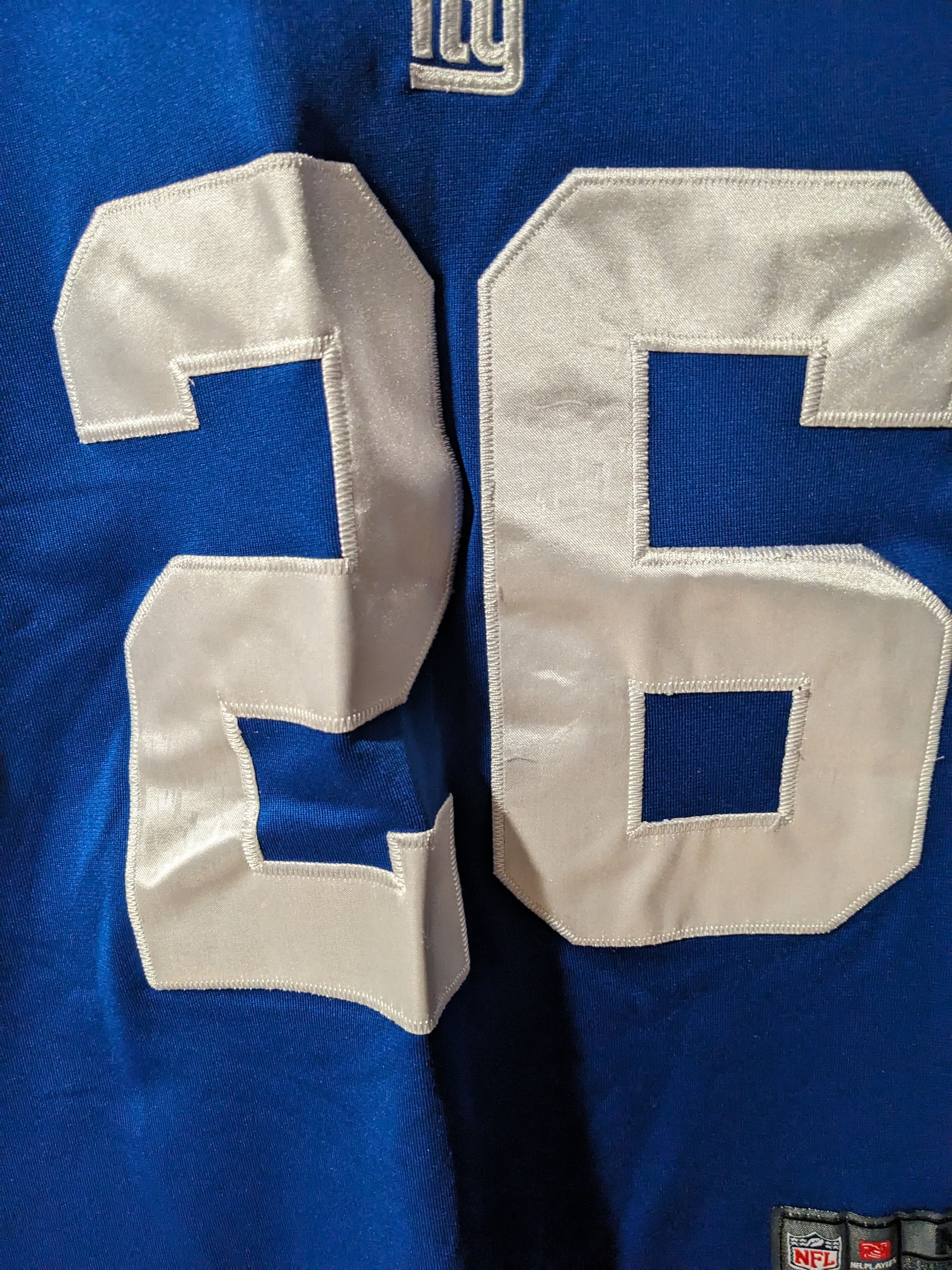 NFL × Nike New York Giants NFL Football Nike Barkley YOUTH Jersey Size US M / EU 48-50 / 2 - 4 Thumbnail
