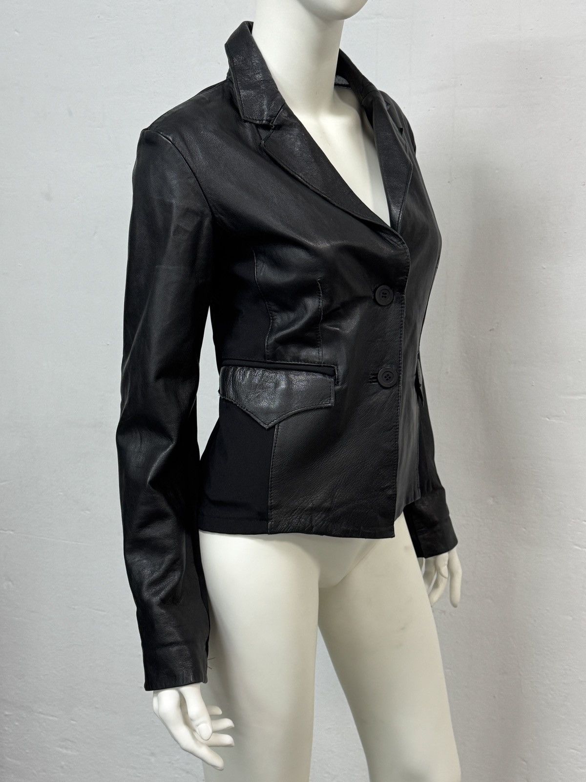 Japanese Brand Vintage Genuine Leather Blazer Size L / US 10 / IT 46 - 2 Thumbnail
