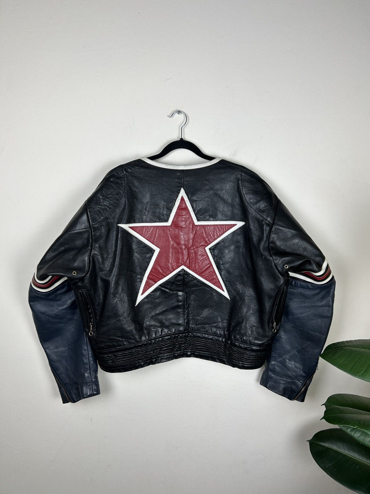 Vanson Leathers × Vintage Vintage Vanson Leather Bikers Jacket Size US L / EU 52-54 / 3 - 13 Thumbnail