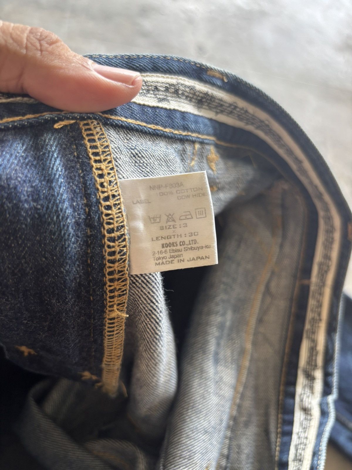 Number (N)ine DISTRESSED NUMBER (N)INE BIRDS DOUBLE KNEE CARPENTER DENIM Size US 32 / EU 48 - 6 Thumbnail