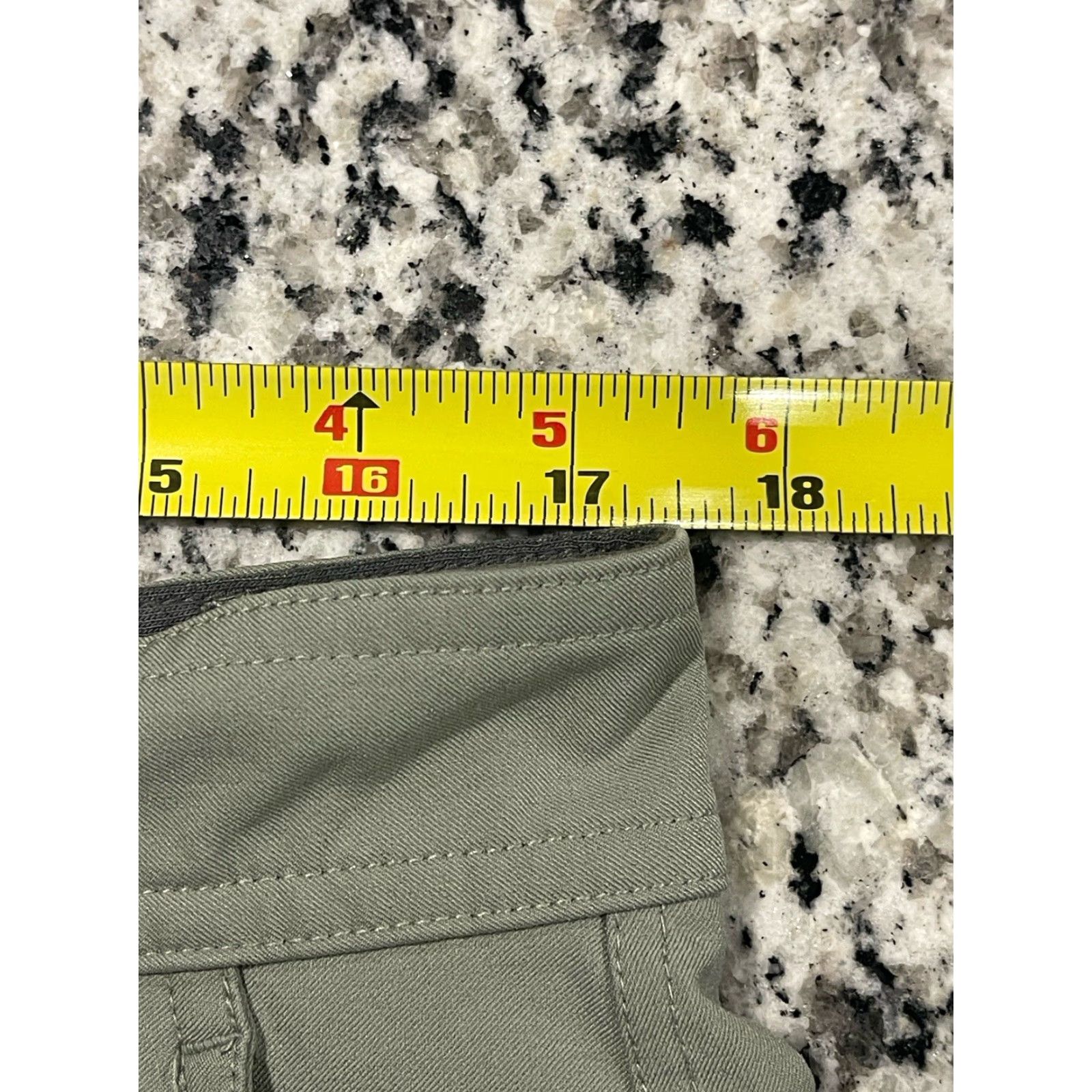 Vintage Free Fly Pants Men's 35x31 Chino Sage Nylon Stretch Outdoors Hiking Performance Size US 35 - 7 Thumbnail