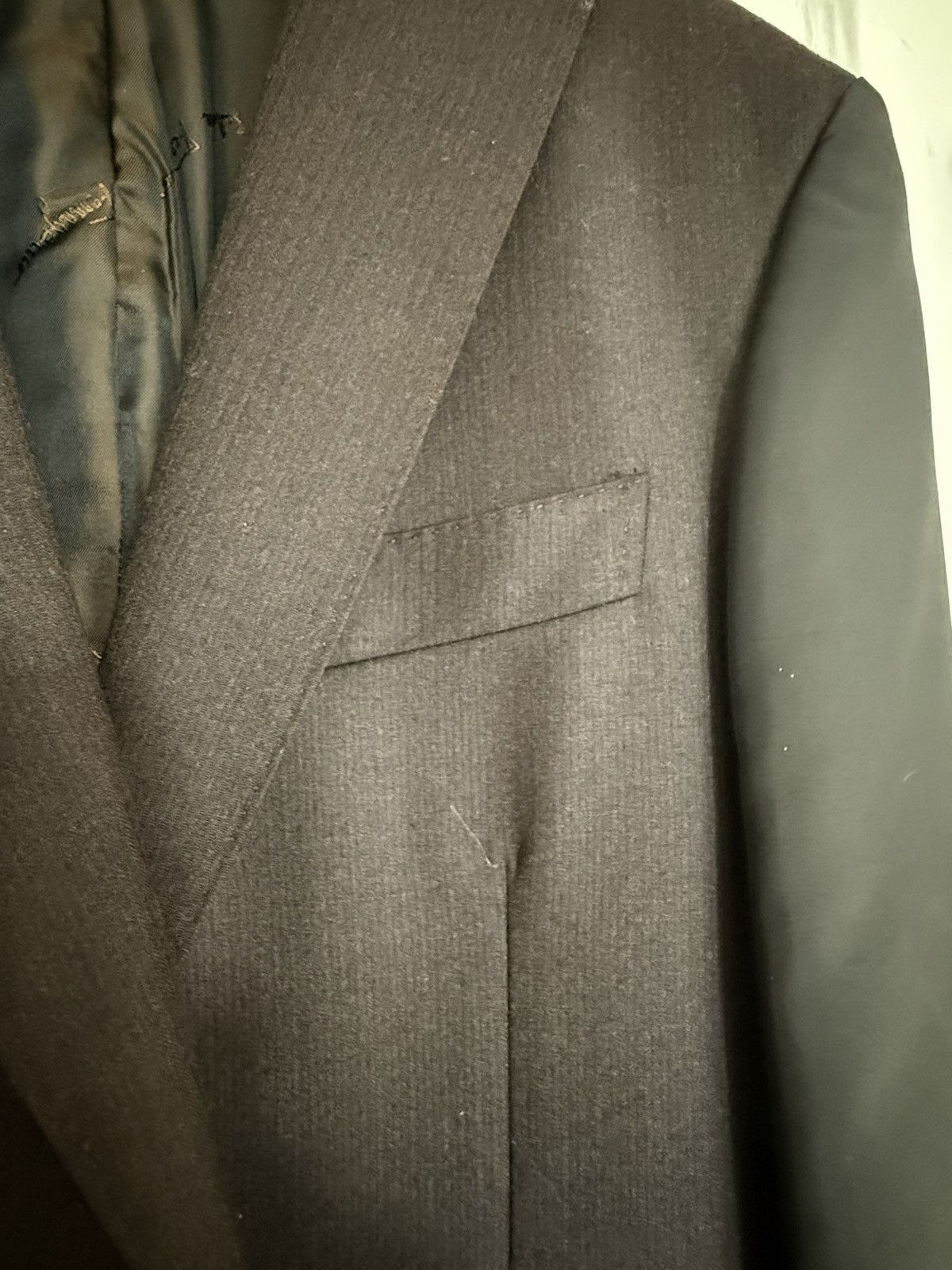 Salvatore Ferragamo Ferragamo brown/grey blazer 38 Size 38R - 3 Thumbnail