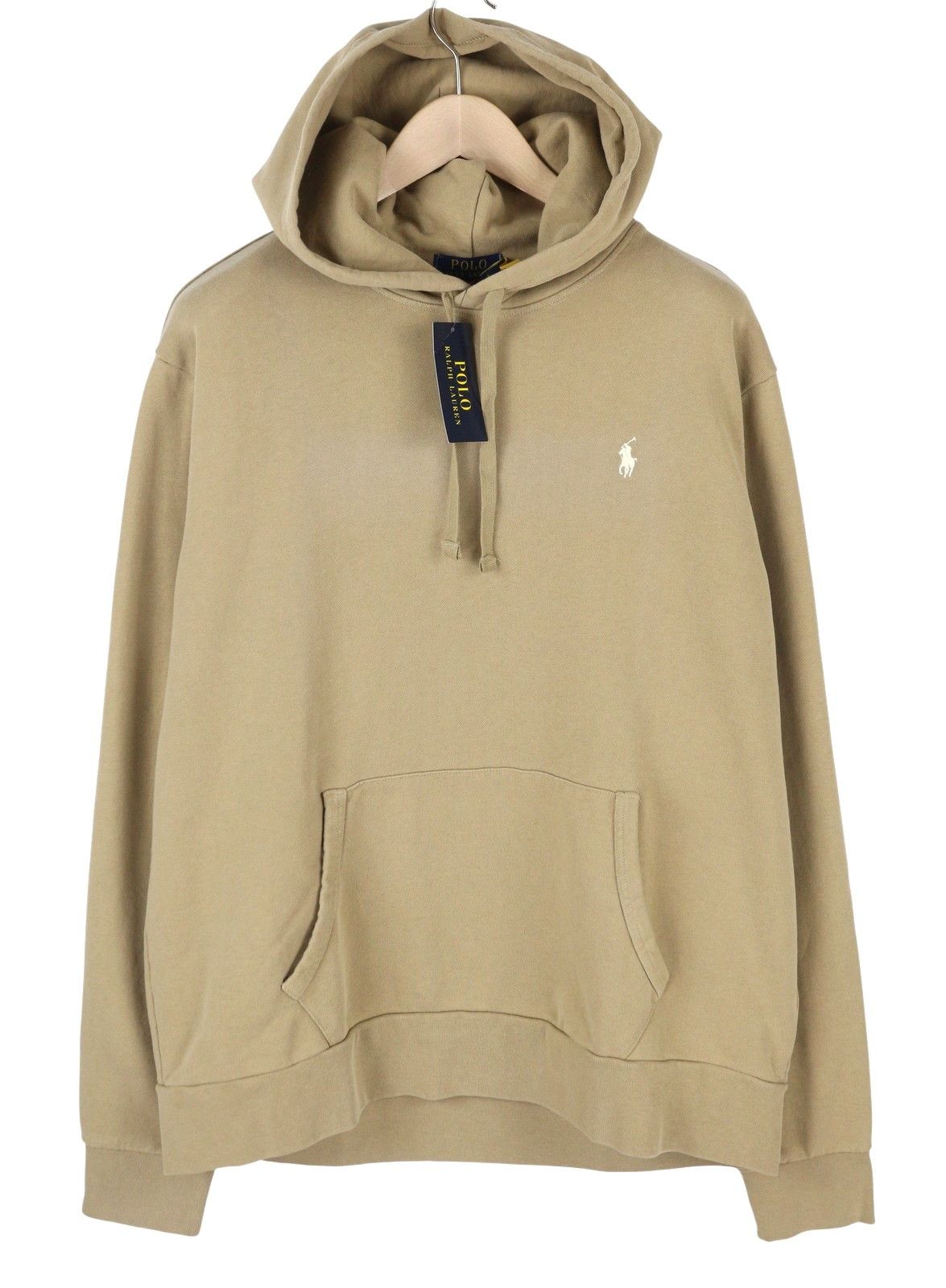 Ralph Lauren Light Brown XL Kangaroo Pocket Hoodie 86960 Size US XL / EU 56 / 4 - 2 Thumbnail