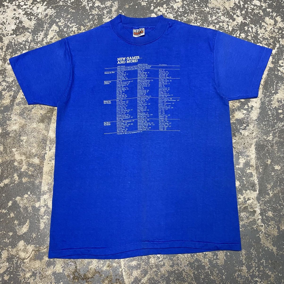 Vintage Vintage New Games And More 1981 Tshirt Size US L / EU 52-54 / 3 - 1 Thumbnail