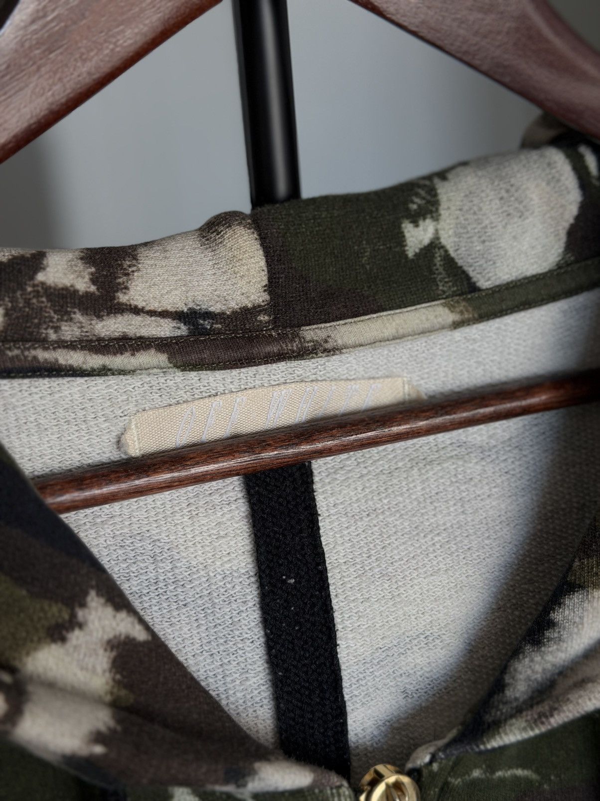Off-White Off-White 16SS Bleached Camo Zip Up Hoodie XL Virgil Abloh Size US XL / EU 56 / 4 - 8 Thumbnail