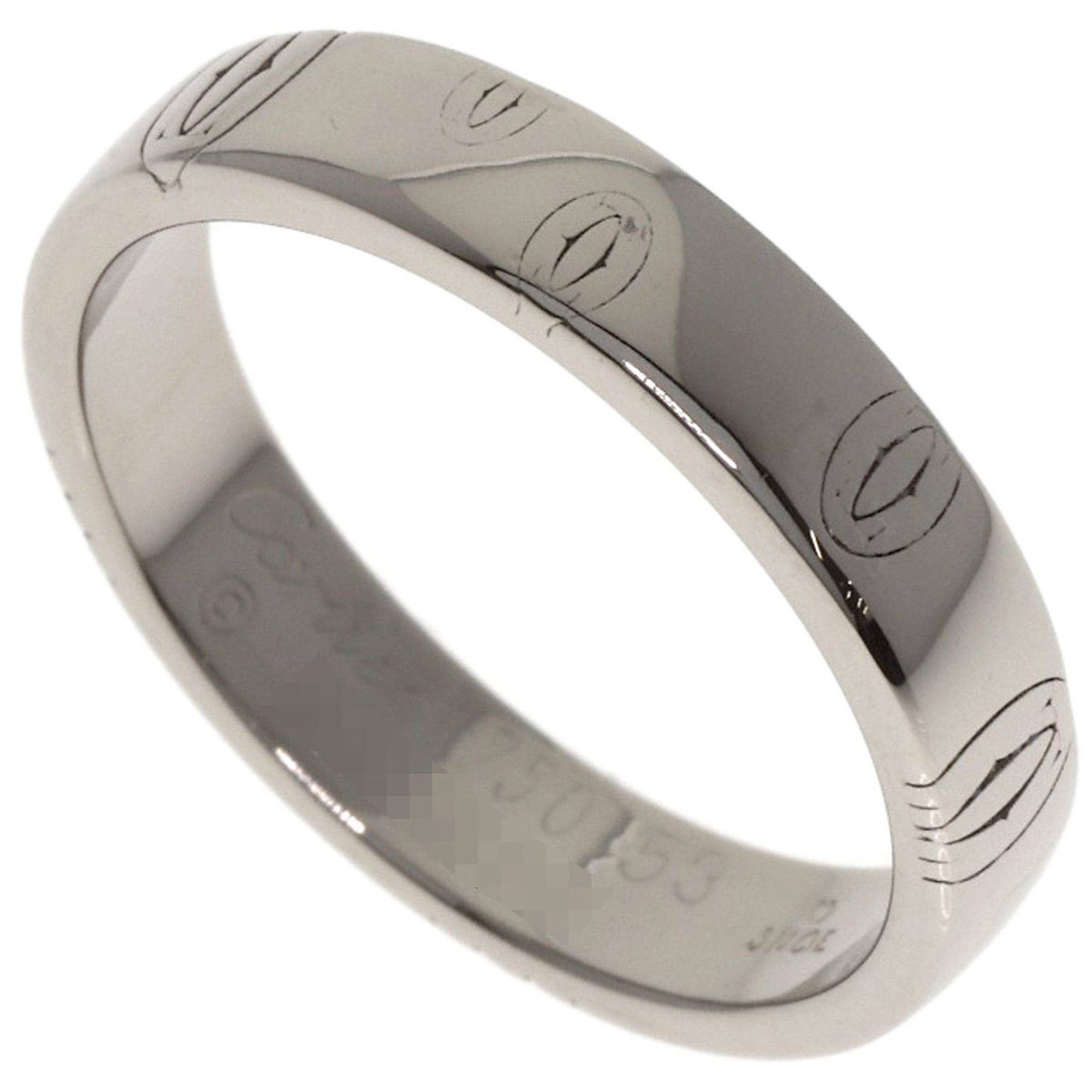 Cartier Cartier Happy Birthday #53 Ring, 18K White Gold, Women's Size ONE SIZE - 1 Thumbnail