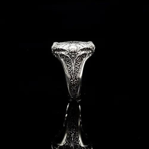 Other 925 Silver Plated Adjustable Lucky Rune Ring for Men Women Size ONE SIZE - 3 Thumbnail