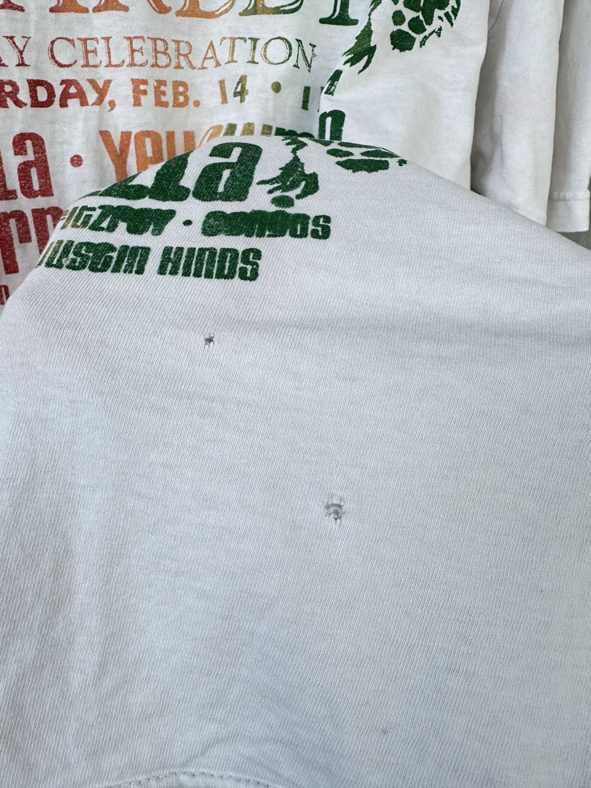 Bob Marley Distressed Vtg 90s Bob Marley “Day Celebration” Reggae Tee Size US L / EU 52-54 / 3 - 8 Thumbnail