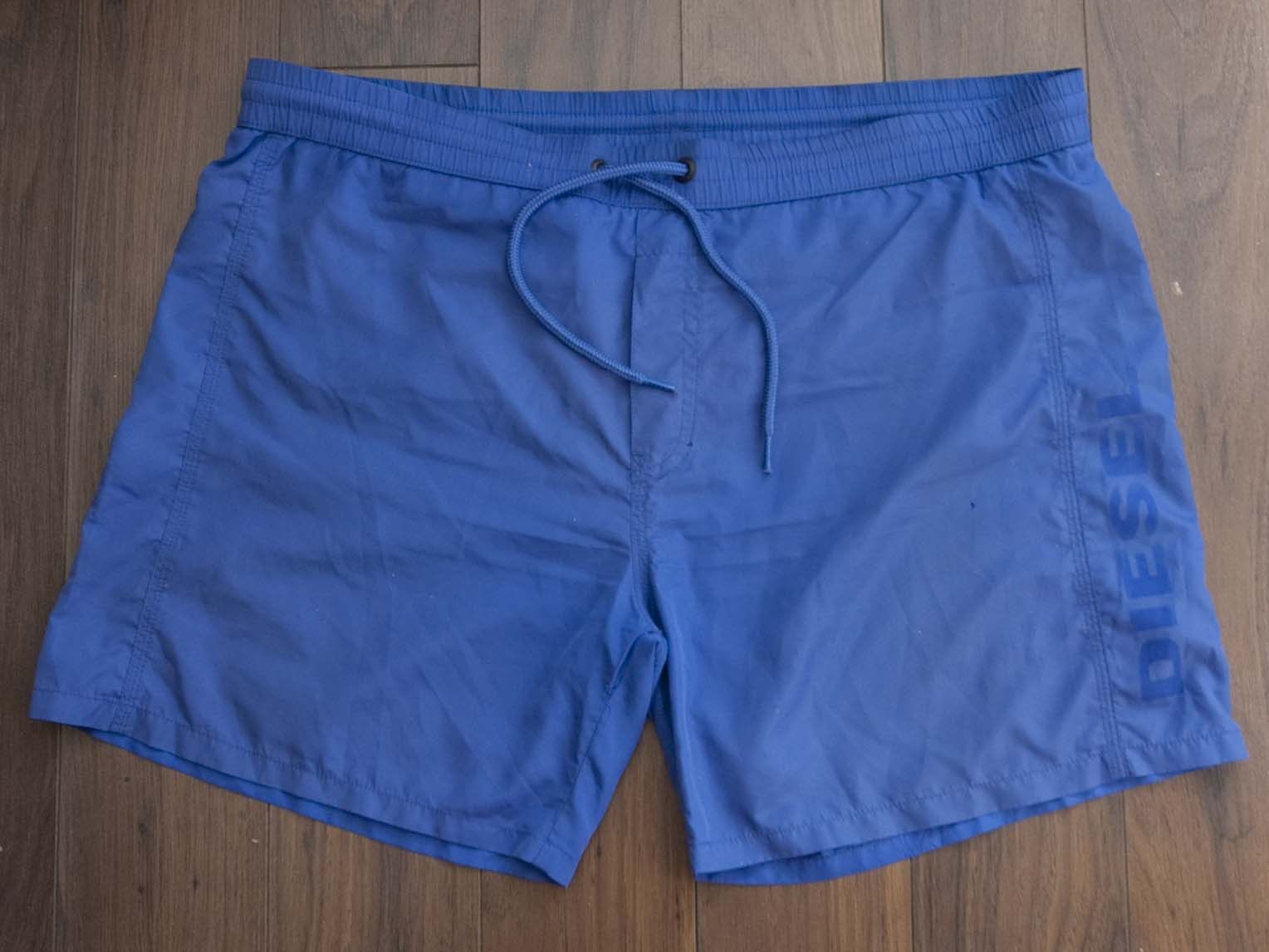 Diesel Diesel Beachwear Shorts Size 39 Blue Size US 39 - 1 Thumbnail