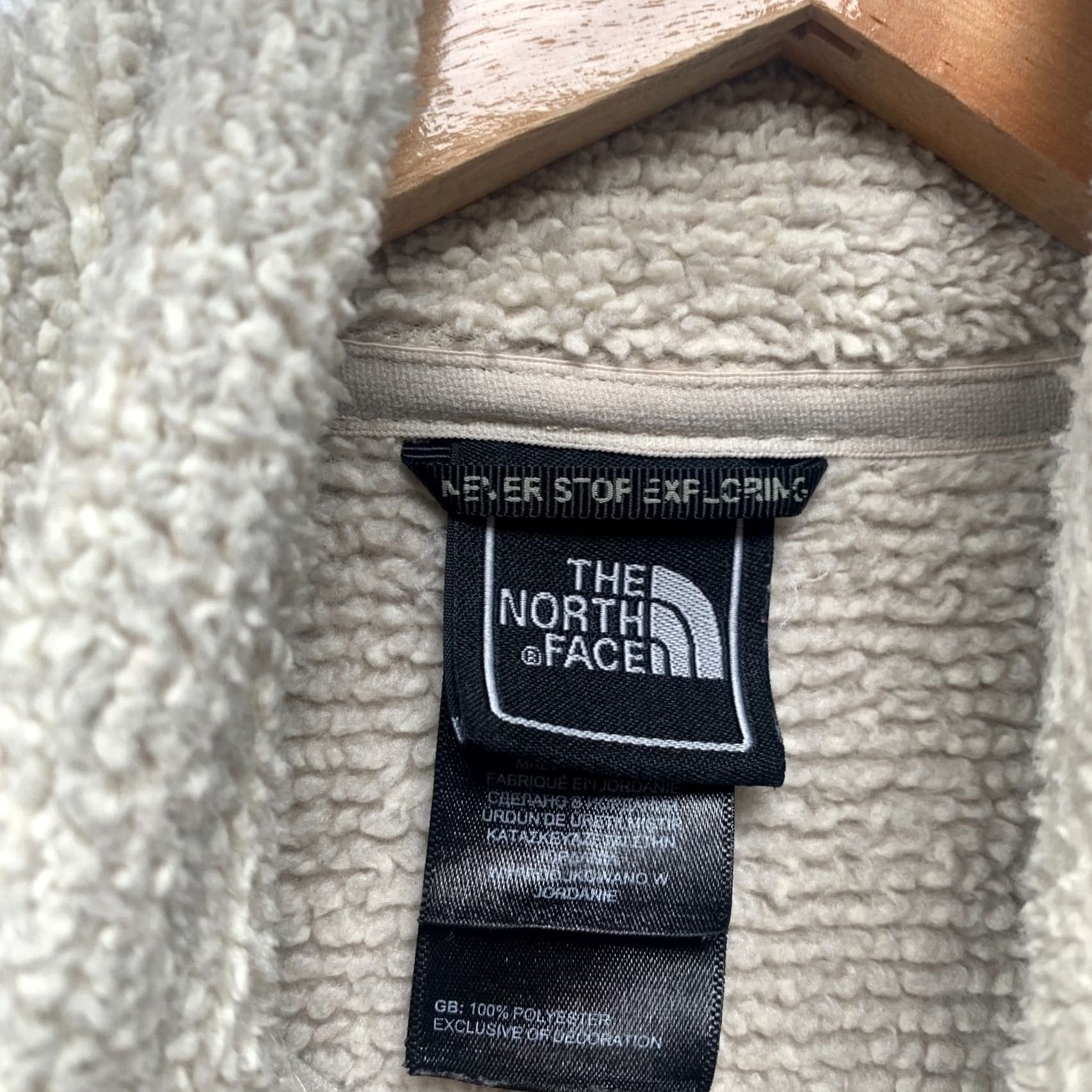 The North Face The North Face Jacket Sherpa Fleece WOmens ZIp Cream Ladies Small Size S / US 4 / IT 40 - 6 Thumbnail