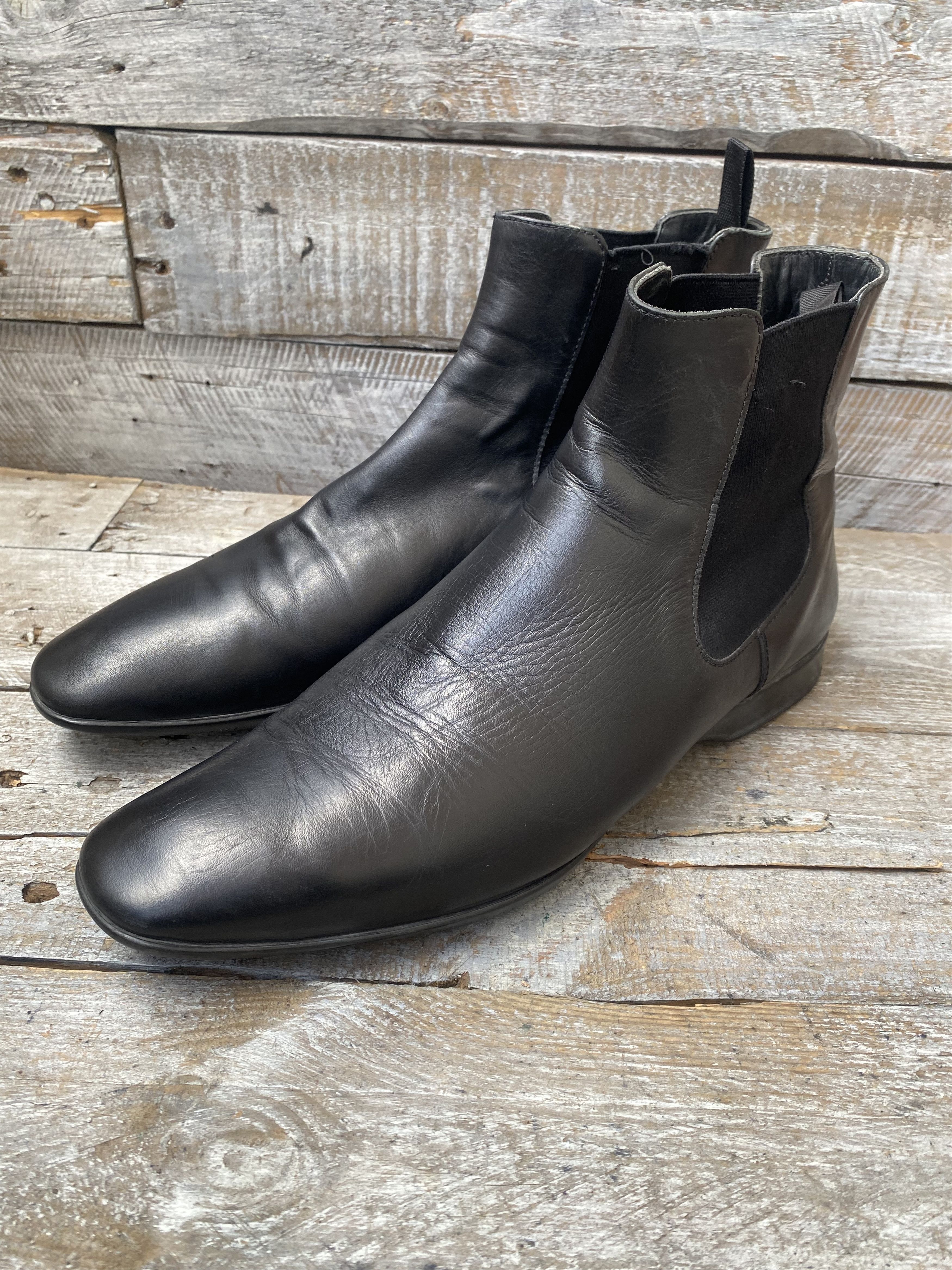 Prada Prada linea Rosa black chelsea boots sz uk 8.5 Size US 9.5 / EU 42-43 - 5 Thumbnail