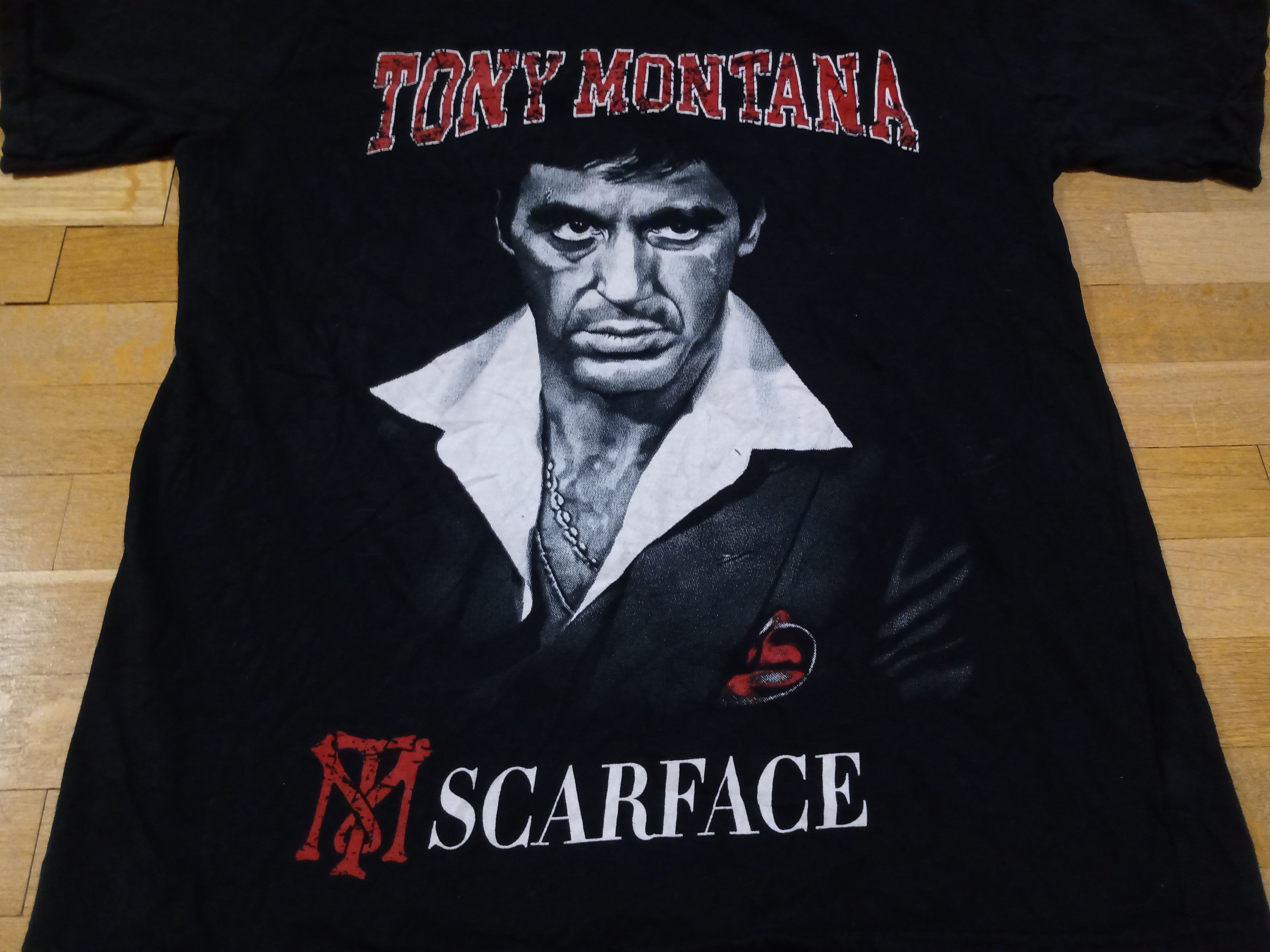Vintage Vintage Shirt Scarface Tony Montana Energie Al Pacino Movie Size US XL / EU 56 / 4 - 2 Thumbnail