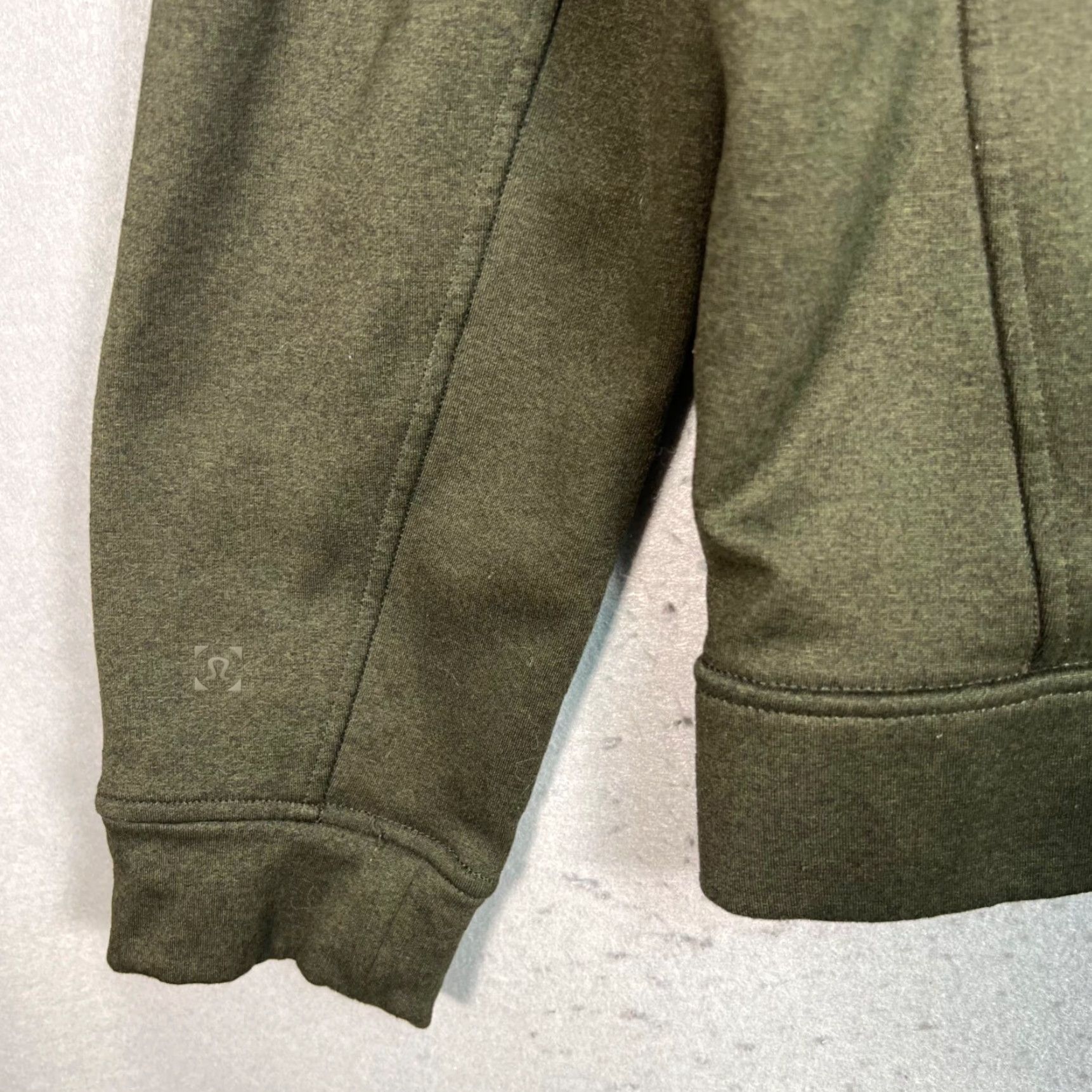 Lululemon Lululemon Hoodie Mens Medium Olive Green Zip Up Sweatshirt Size US M / EU 48-50 / 2 - 7 Thumbnail
