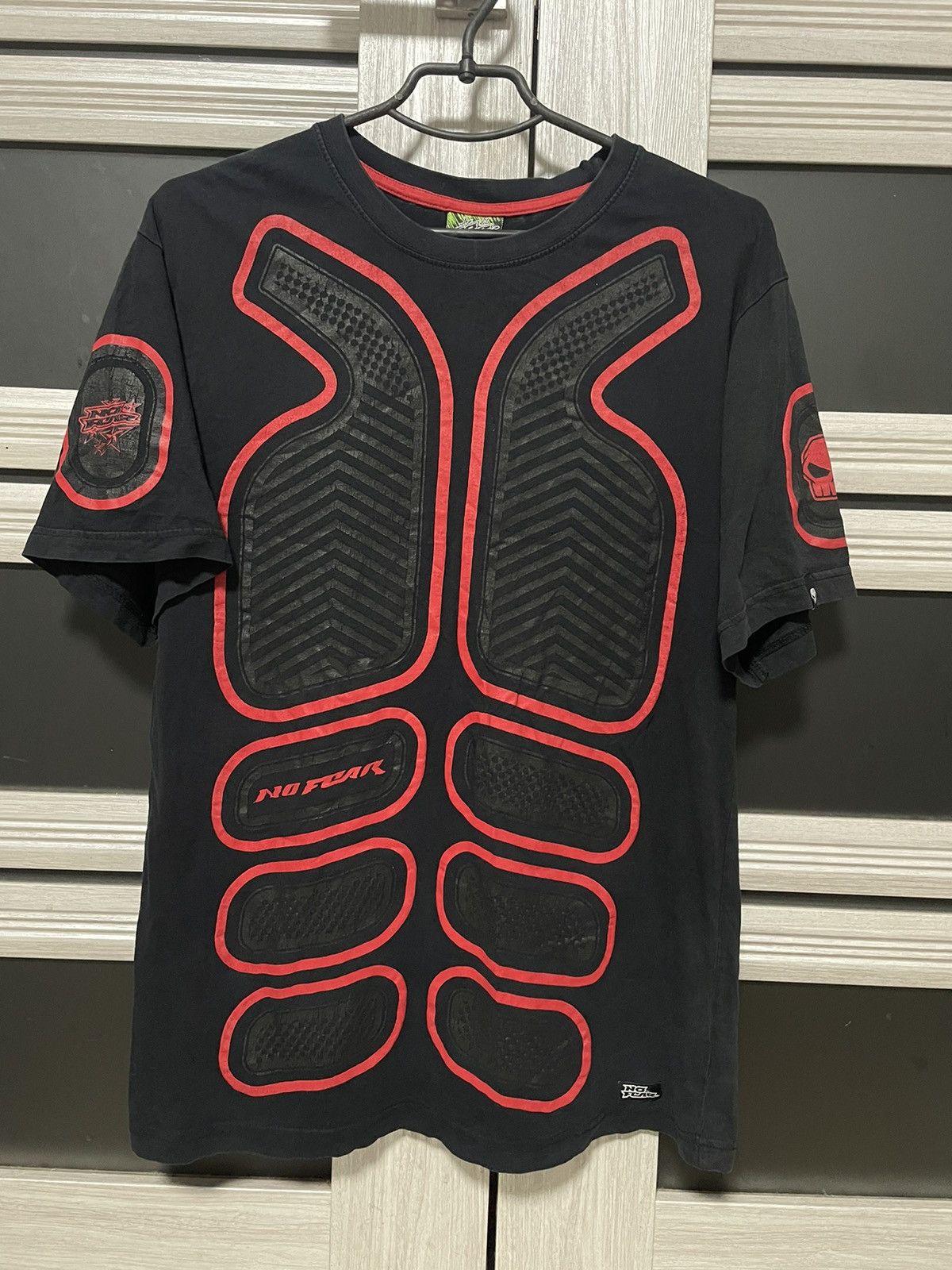 No Fear 90s No Fear Armor Design Vintage Y2K Tee Rare Hype Size US L / EU 52-54 / 3 - 1 Thumbnail