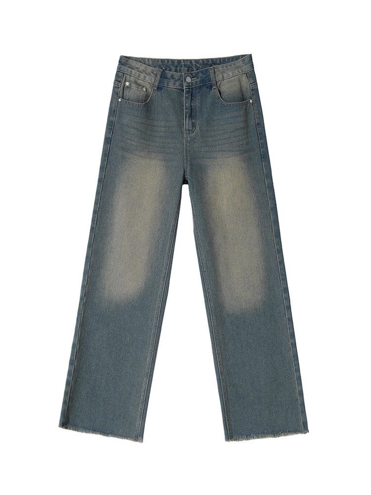 Japanese Brand × Jean Retro loose high street wide leg jeans Size US 32 / EU 48 - 6 Thumbnail