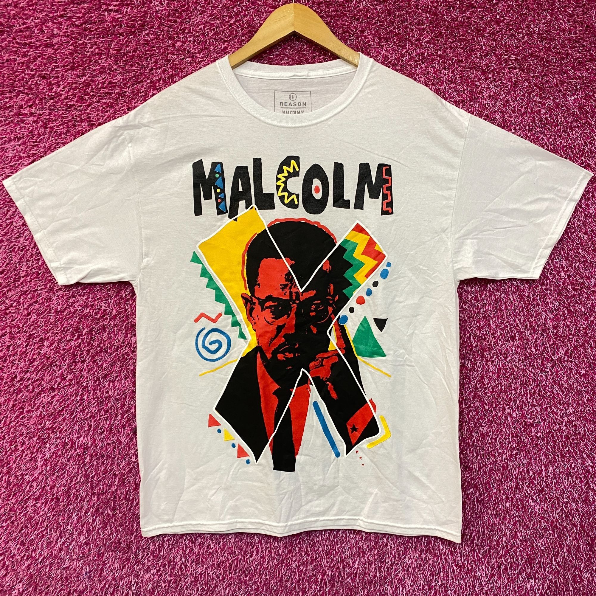Reason Reason Malcolm X 90s Artist Edition T-Shirt Large Size US L / EU 52-54 / 3 - 1 Thumbnail