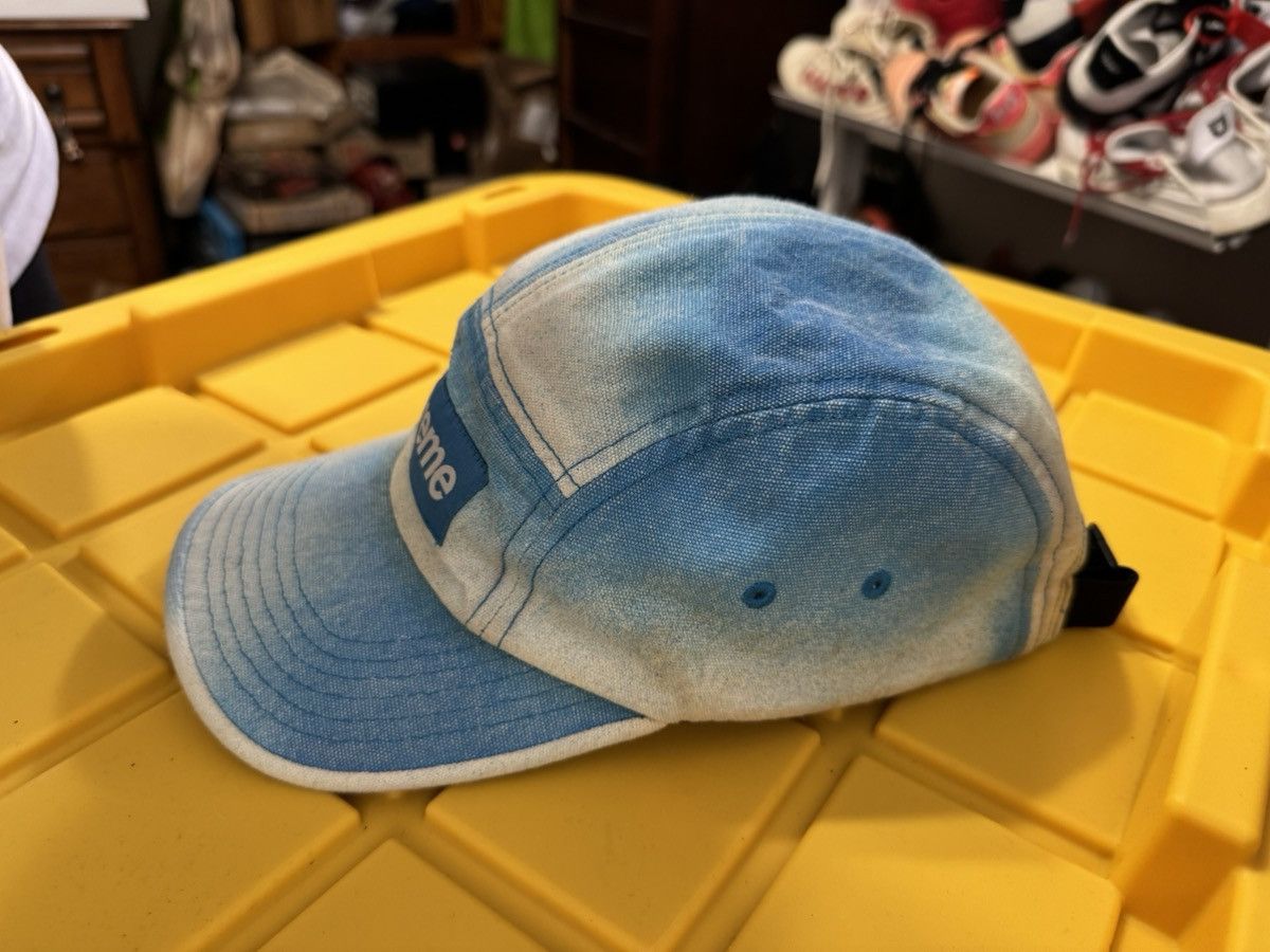 Supreme Supreme Sky Blue and White Denim Hat Size ONE SIZE - 3 Thumbnail