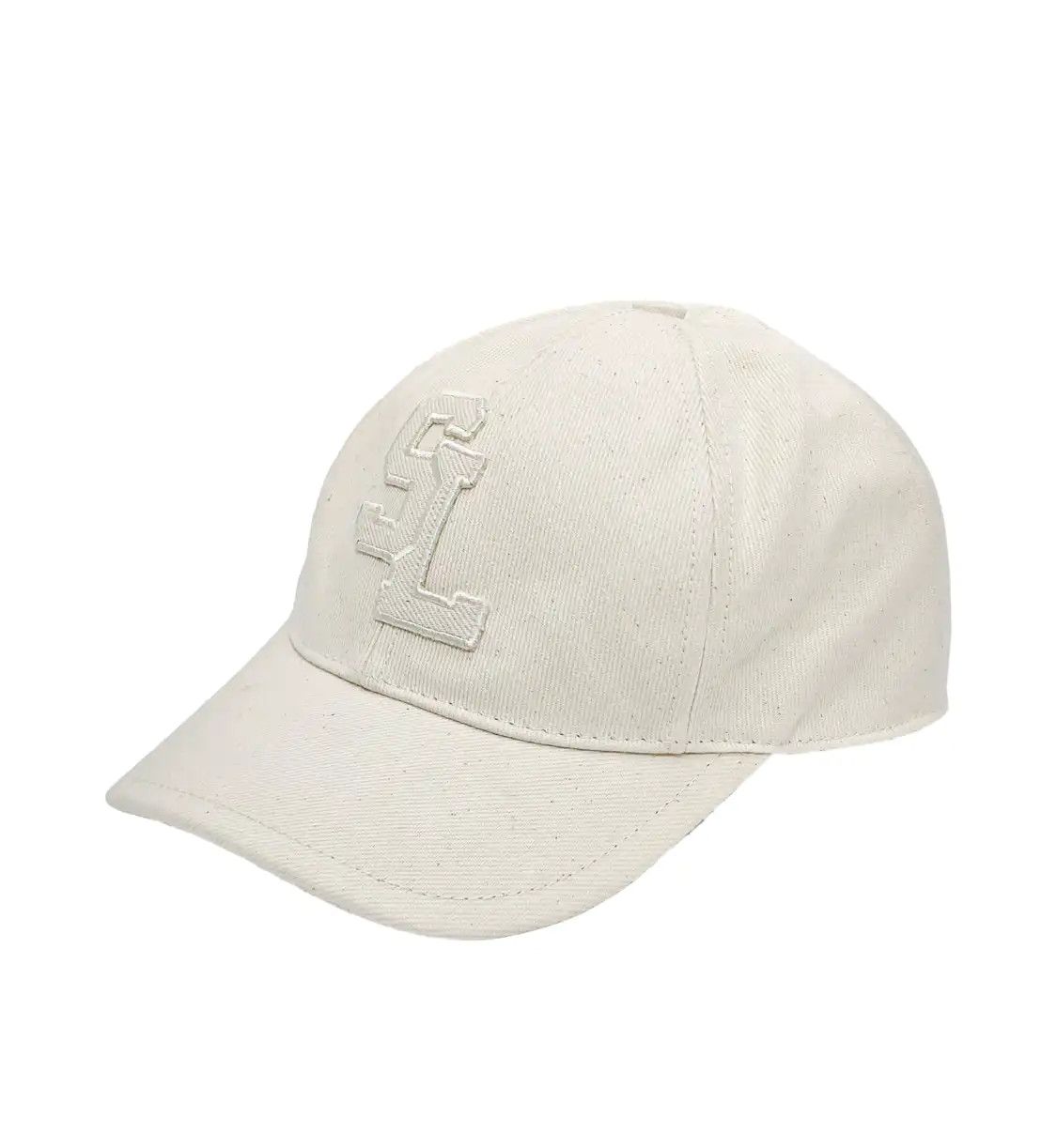 Balenciaga Baseball Cap Off-White Cotton Hat, Women's
