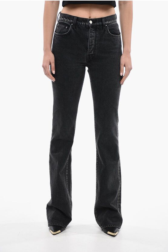 image of Amiri Og1Mm0524 Cotton Straight Denim In Black, Women's (Size 26)