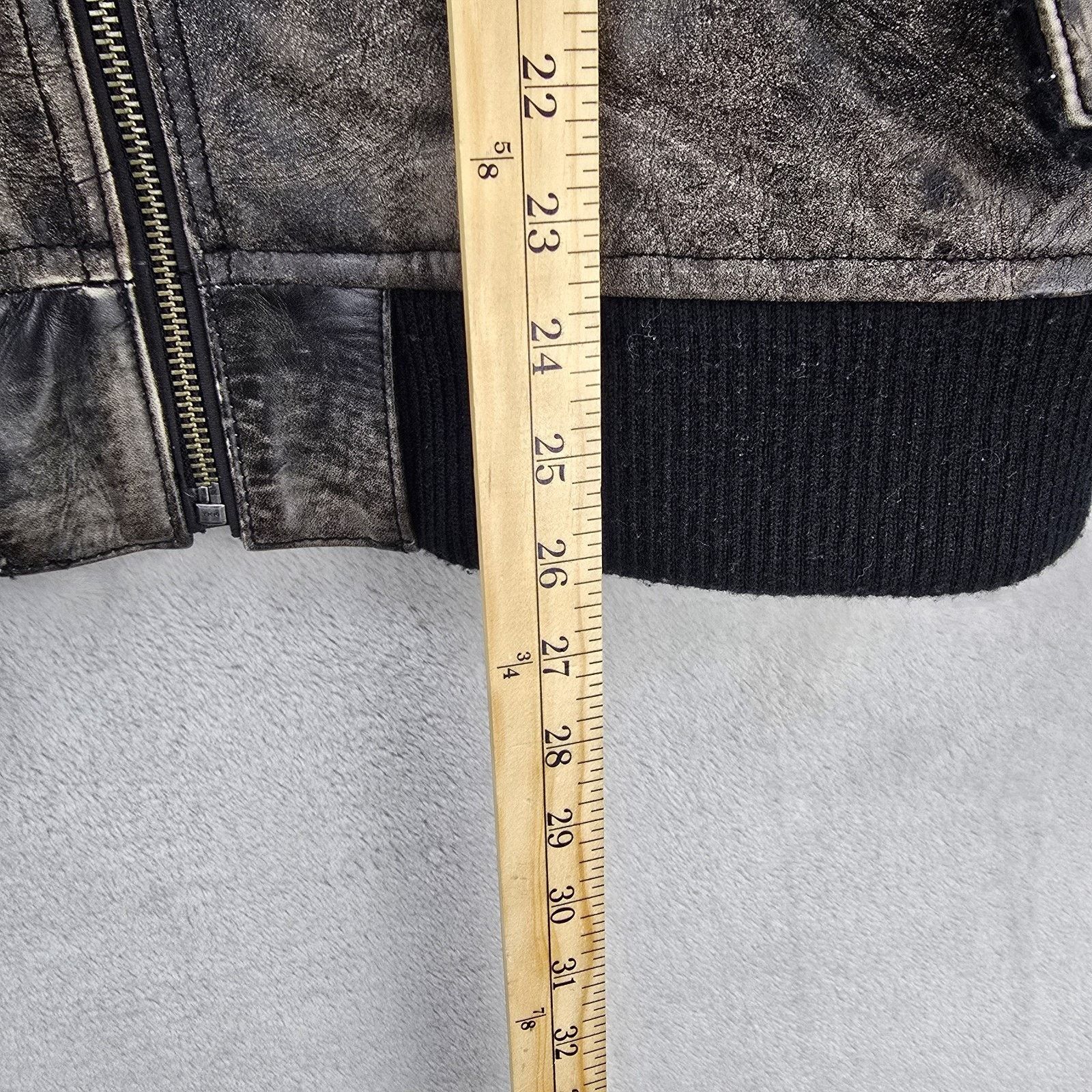 Gap Vintage GAP Leather Jacket Medium Sherpa Lined Bomber Size US M / EU 48-50 / 2 - 15 Thumbnail