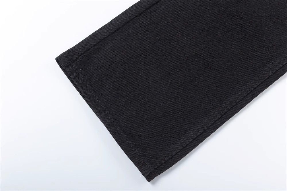 Japanese Brand × Jean Trendy men's solid color simple versatile loose flared jeans Size US 32 / EU 48 - 5 Thumbnail
