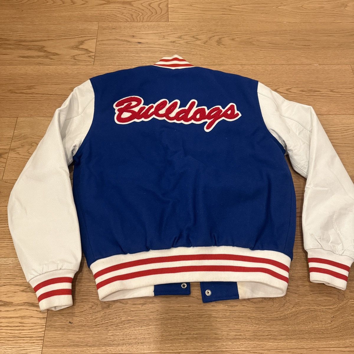 Vintage Western Bulldogs Varsity Jacket Size US S / EU 44-46 / 1 - 2 Thumbnail